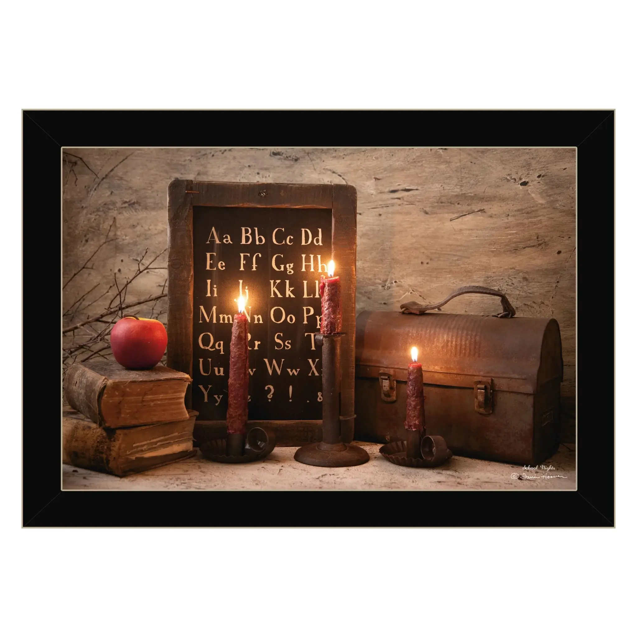 School Nights 1 Black Framed Print Wall Art - Image 2