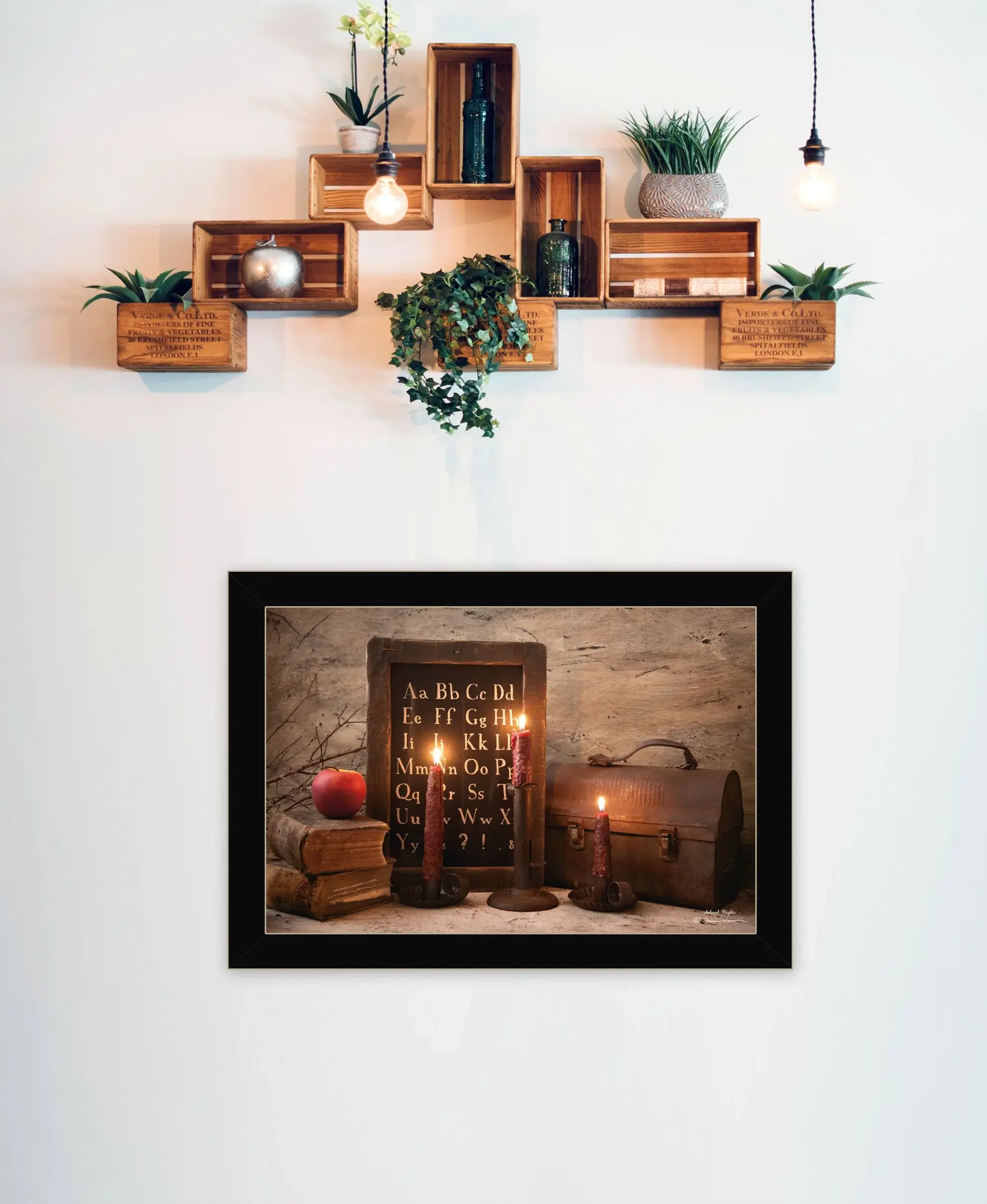 School Nights 1 Black Framed Print Wall Art - Image 5