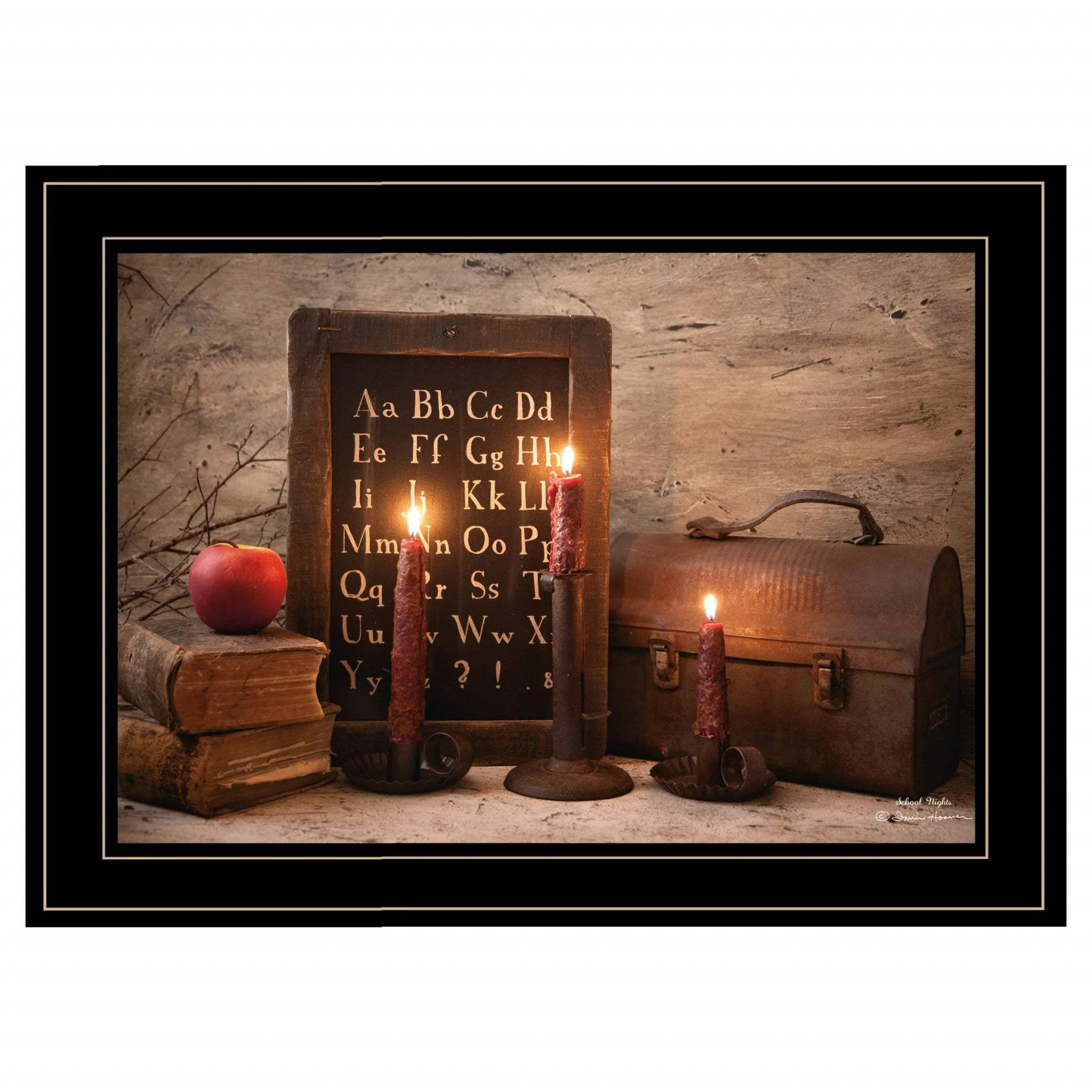 School Nights 3 Black Framed Print Wall Art - Image 2