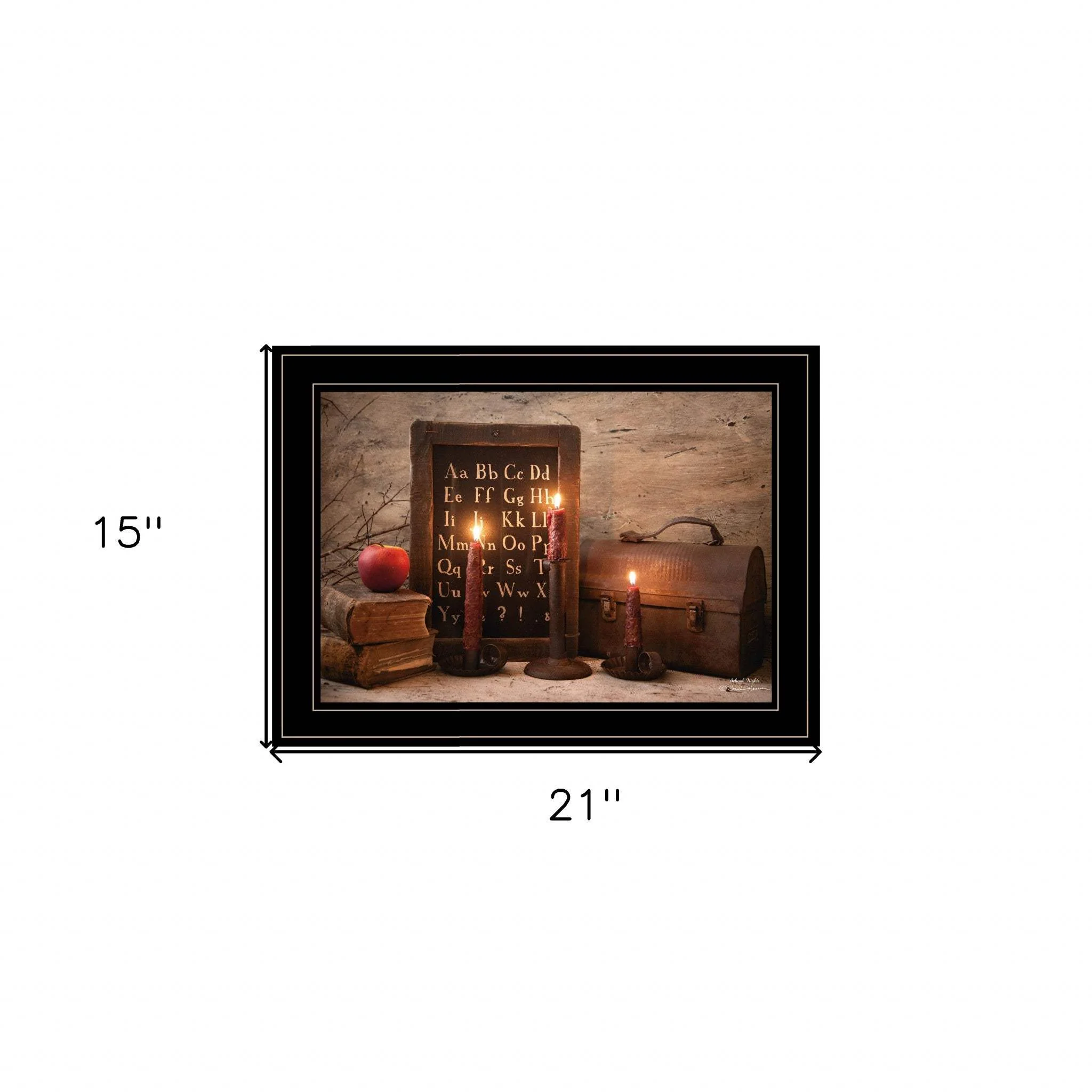 School Nights 3 Black Framed Print Wall Art - Image 5