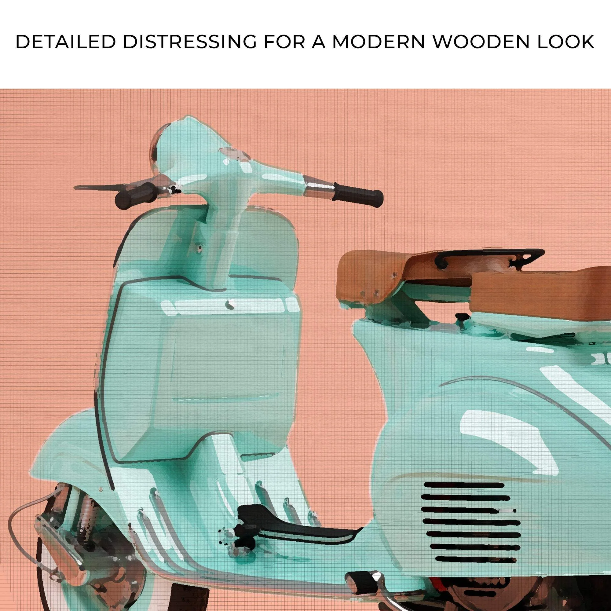Scooter Motorcycle Rare Vespa Canvas Wall Art - Image 4