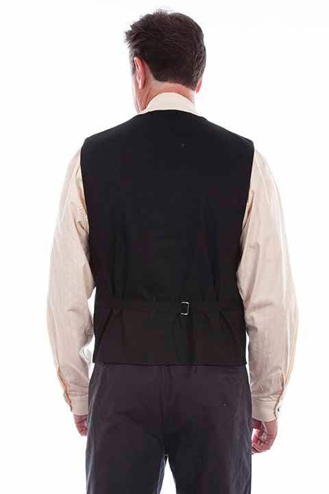 Scully 4 Pocket Wool Blend Vest Black - Image 2