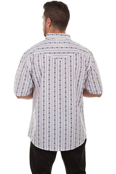 Scully WHITE S.S. SKULL STRIPE - Image 2