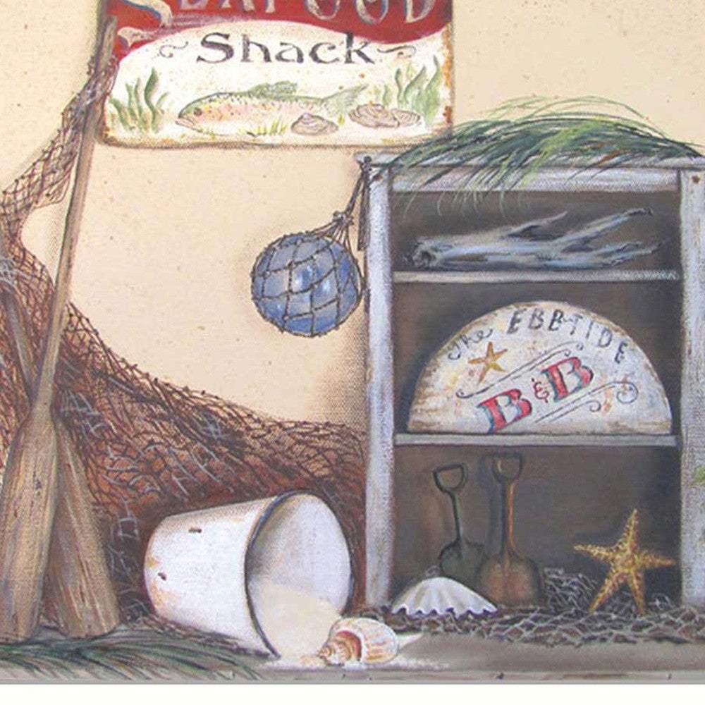 Seafood Shack White Picture Frame Print Kitchen Wall Art - Image 5