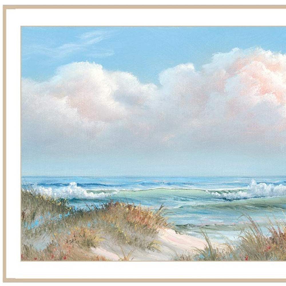 Seascape I 1 White Framed Print Wall Art - Image 3