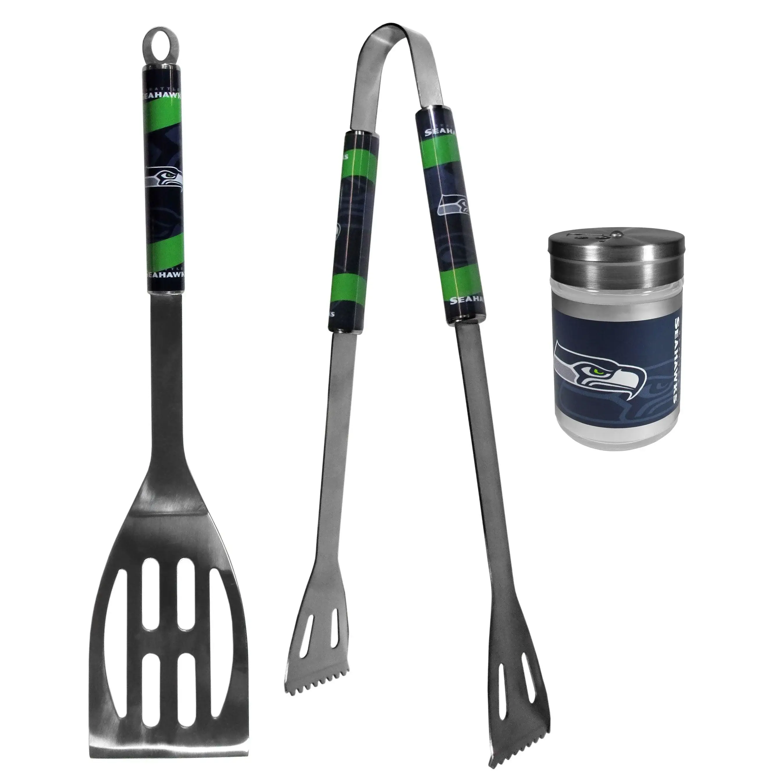 Seattle Seahawks 2pc BBQ Set with Season Shaker