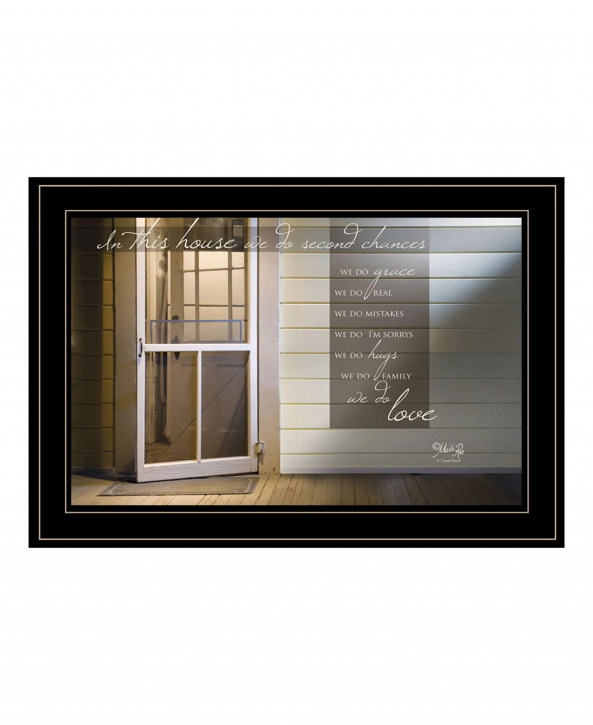 Second Chances 3 Black Framed Print Wall Art - Image 2