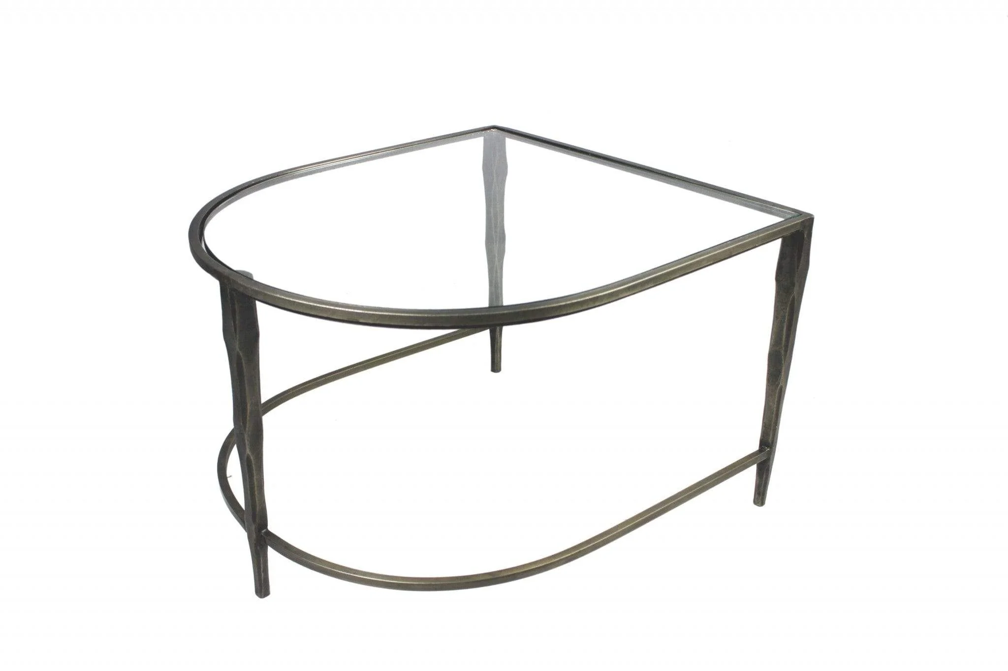 Set of 2 Black Marble Top and Glass Coffee Tables - Image 3
