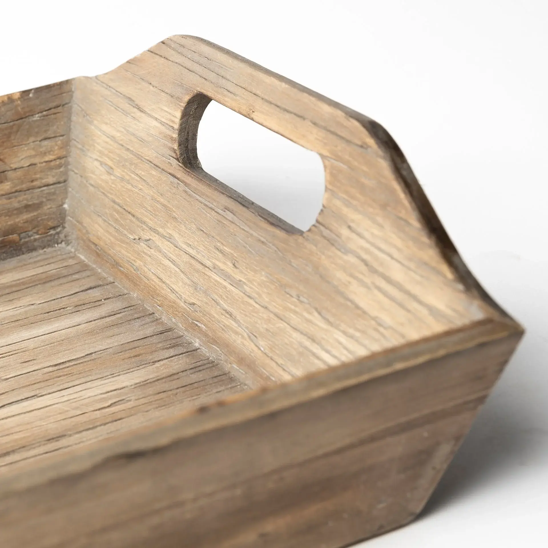 Set Of 2 Natural Brown Wood With Grains And Knots Highlight Trays - Image 9
