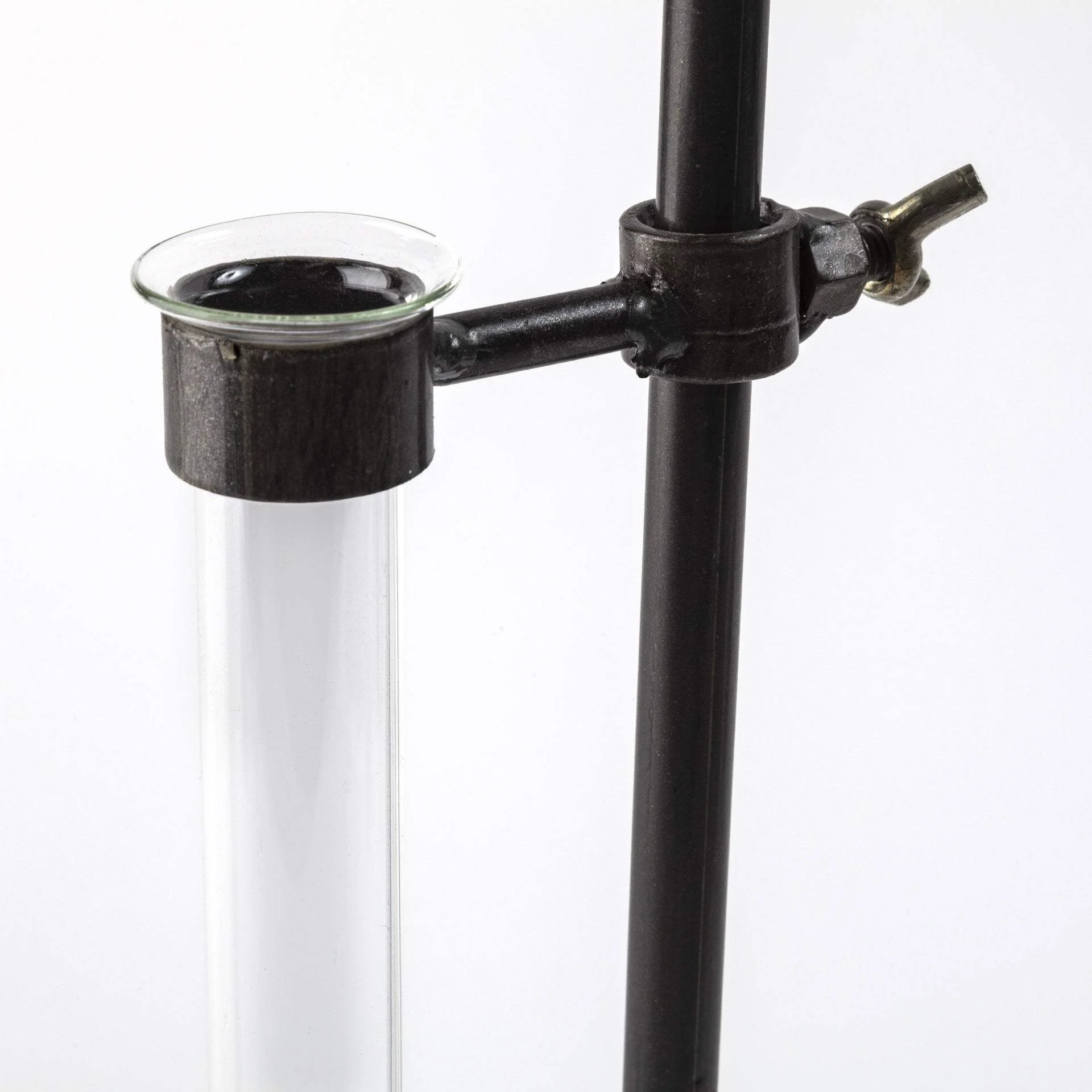 Set of Five Test Tube Vases with Metal Bases - Image 8