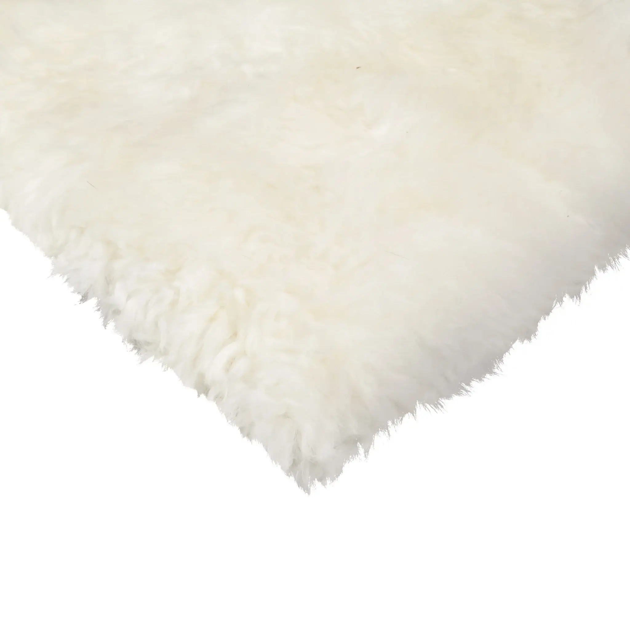 Set Of Four 17" X 17" Natural Wool Solid Color Chair Pads - Image 3