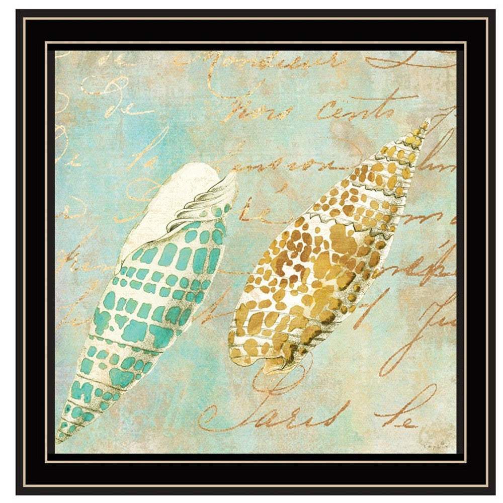 Set Of Four Ocean 1 Black Framed Print Wall Art - Image 2