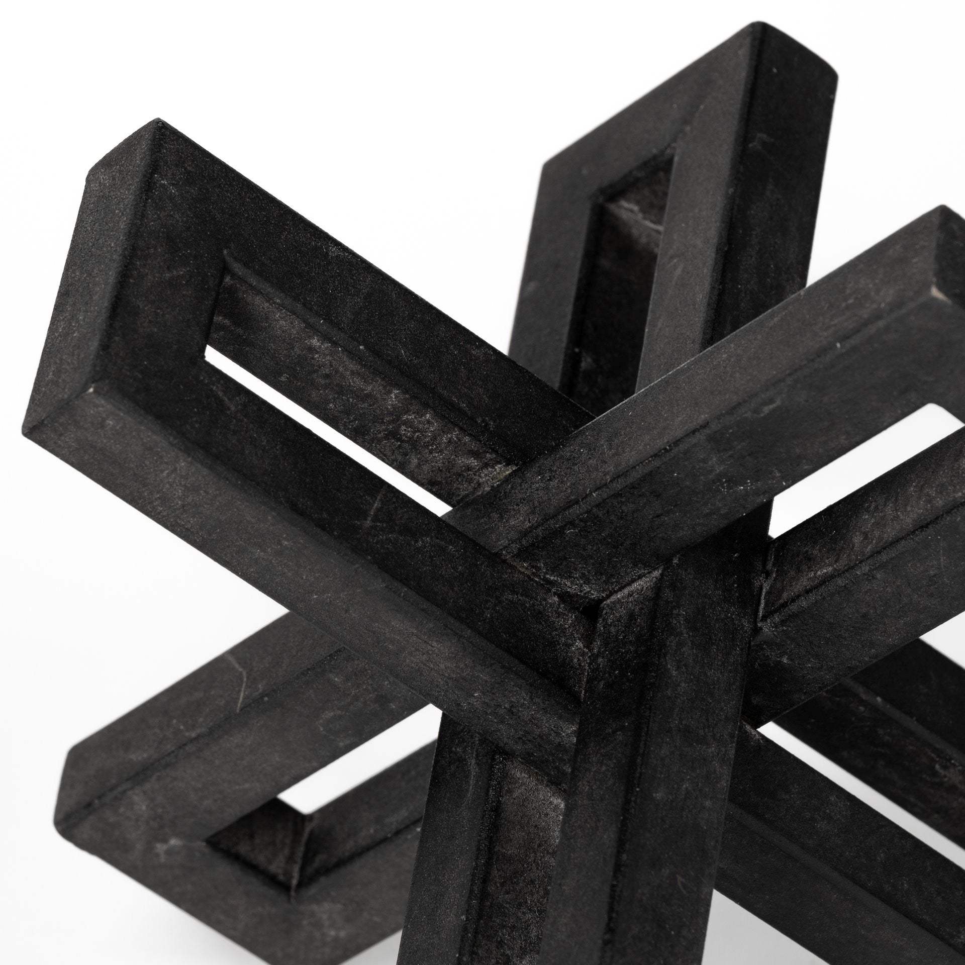 Set Of Three Black Metal Decorative Jacks - Image 6