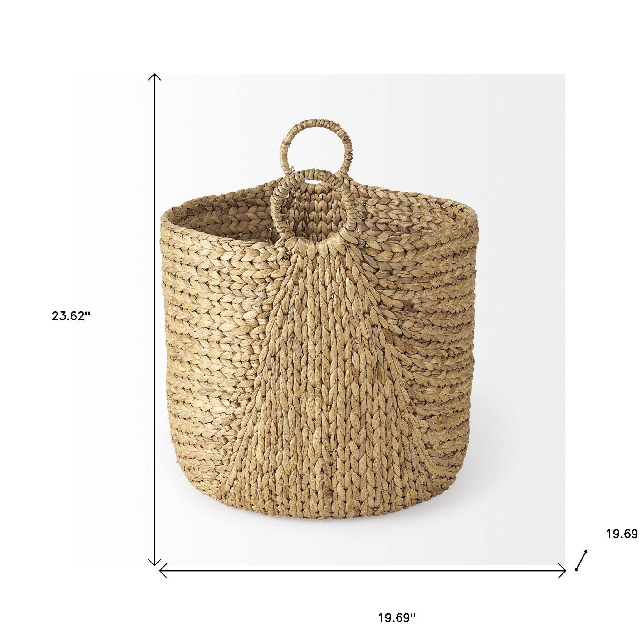 Set Of Three Braided Wicker Storage Baskets - Image 9
