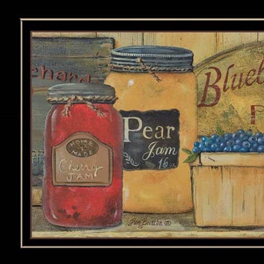 Set Of Three Country Kitchen 2 Black Framed Print Kitchen Wall Art - Image 2