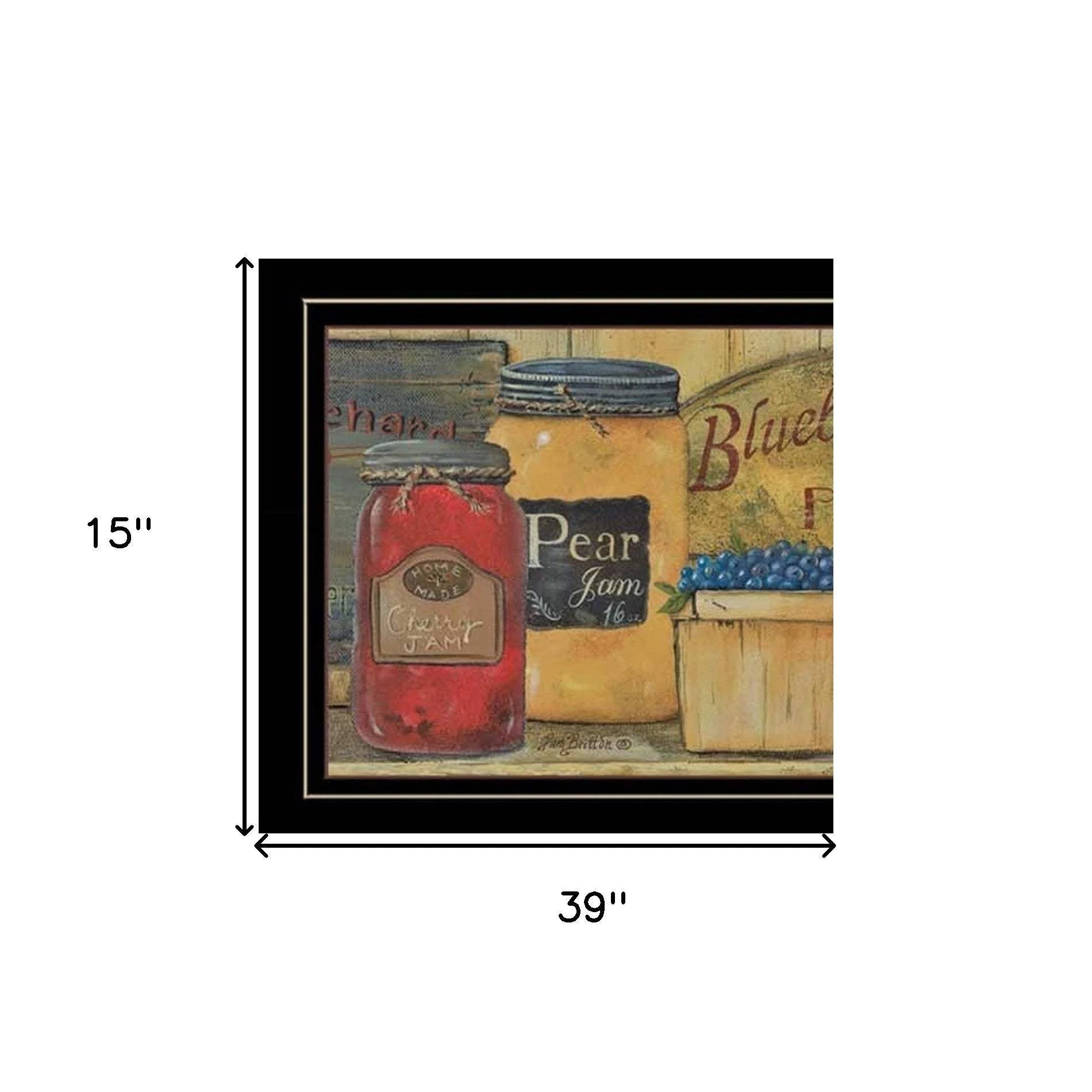 Set Of Three Country Kitchen 2 Black Framed Print Kitchen Wall Art - Image 6