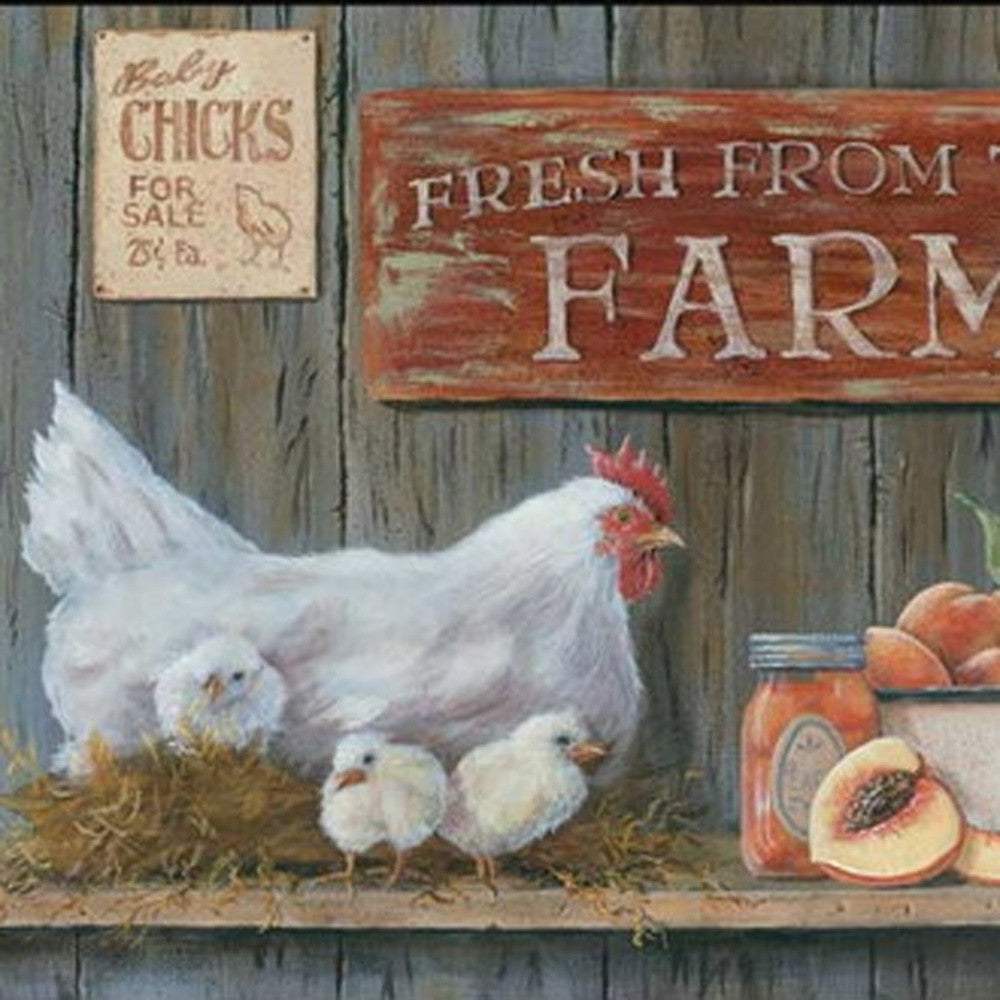 Set Of Three Farmers Market Black Framed Print Wall Art - Image 3