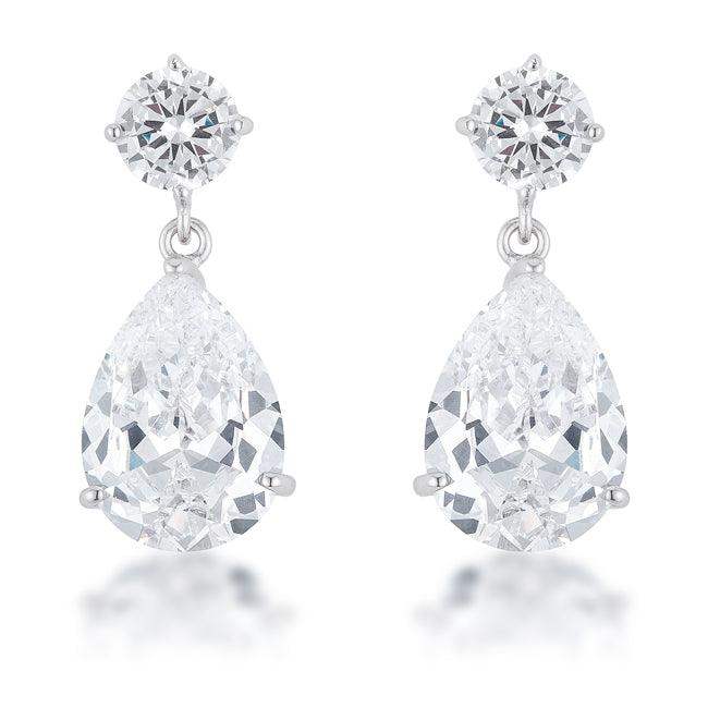 Shimmering CZ Earrings
