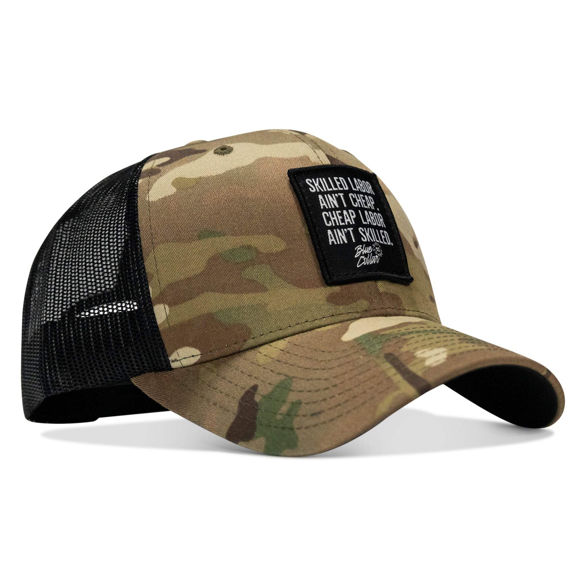 Skilled Labor Ain't Cheap Patch Snapback Hat - Image 38