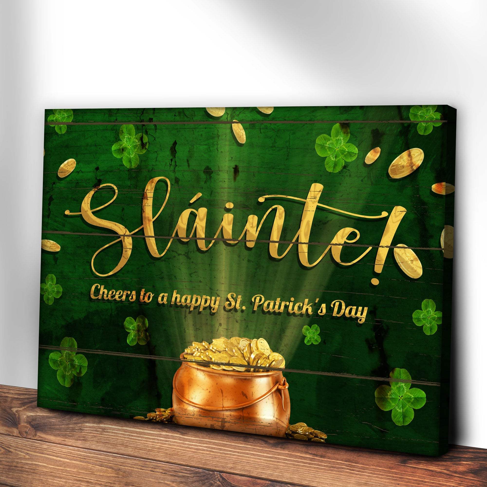 Sláinte! Cheers To A Happy St. Patrick's Day Sign - Image 3