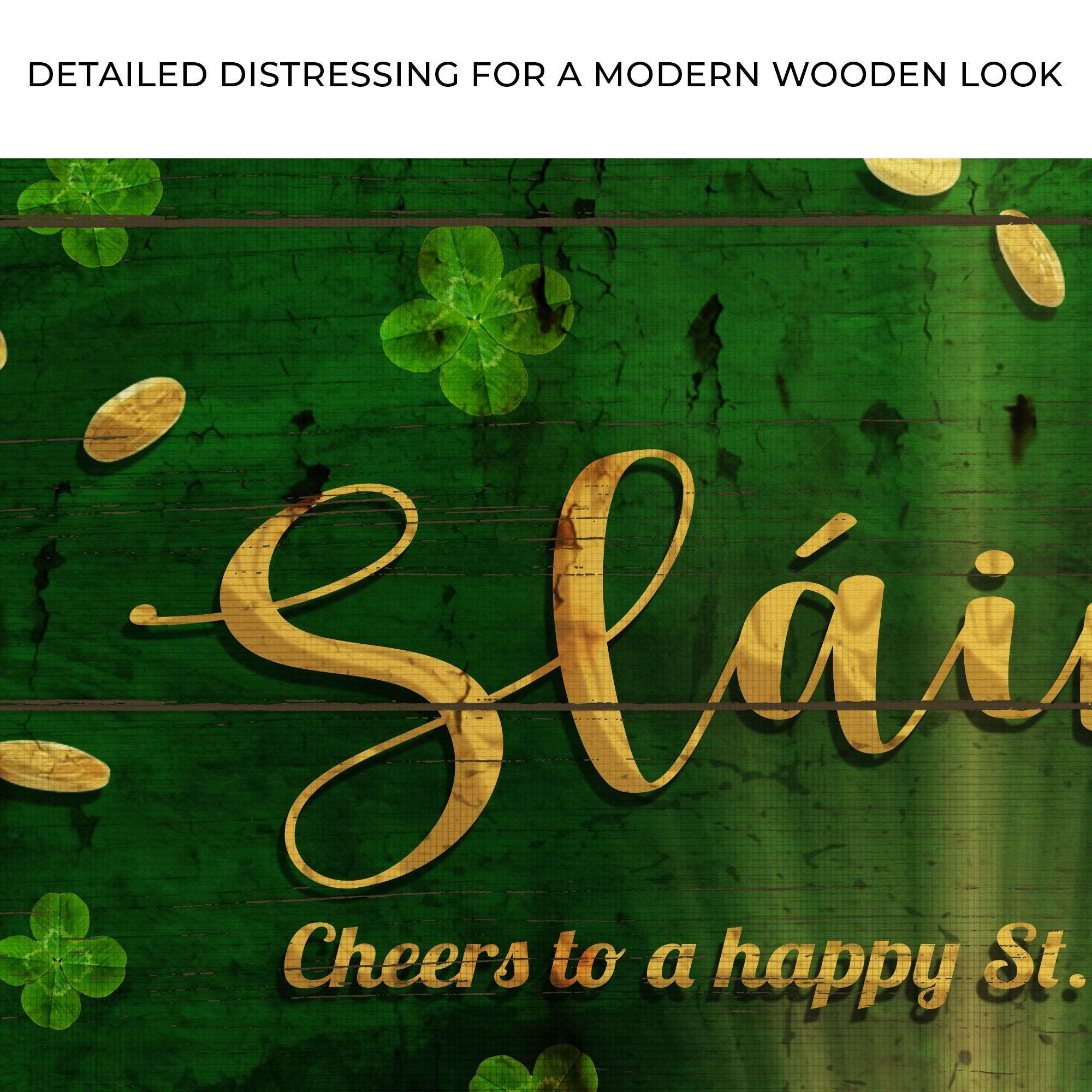 Sláinte! Cheers To A Happy St. Patrick's Day Sign - Image 4