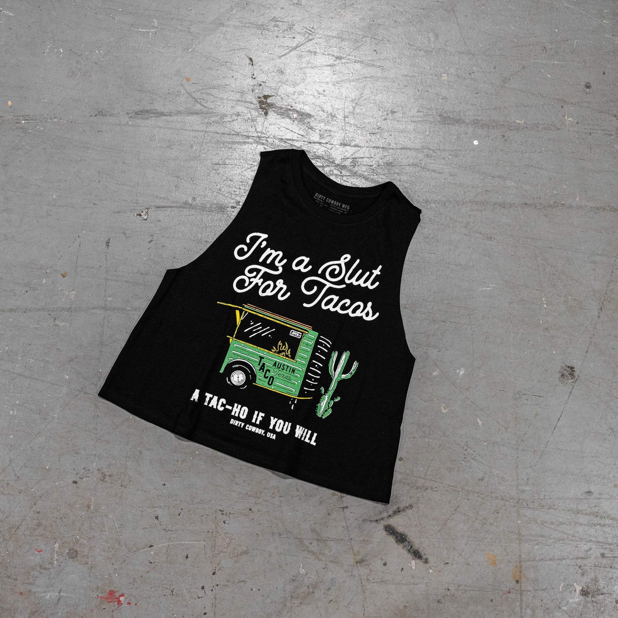 Slut For Taco's Women's Crop Tank - Image 9