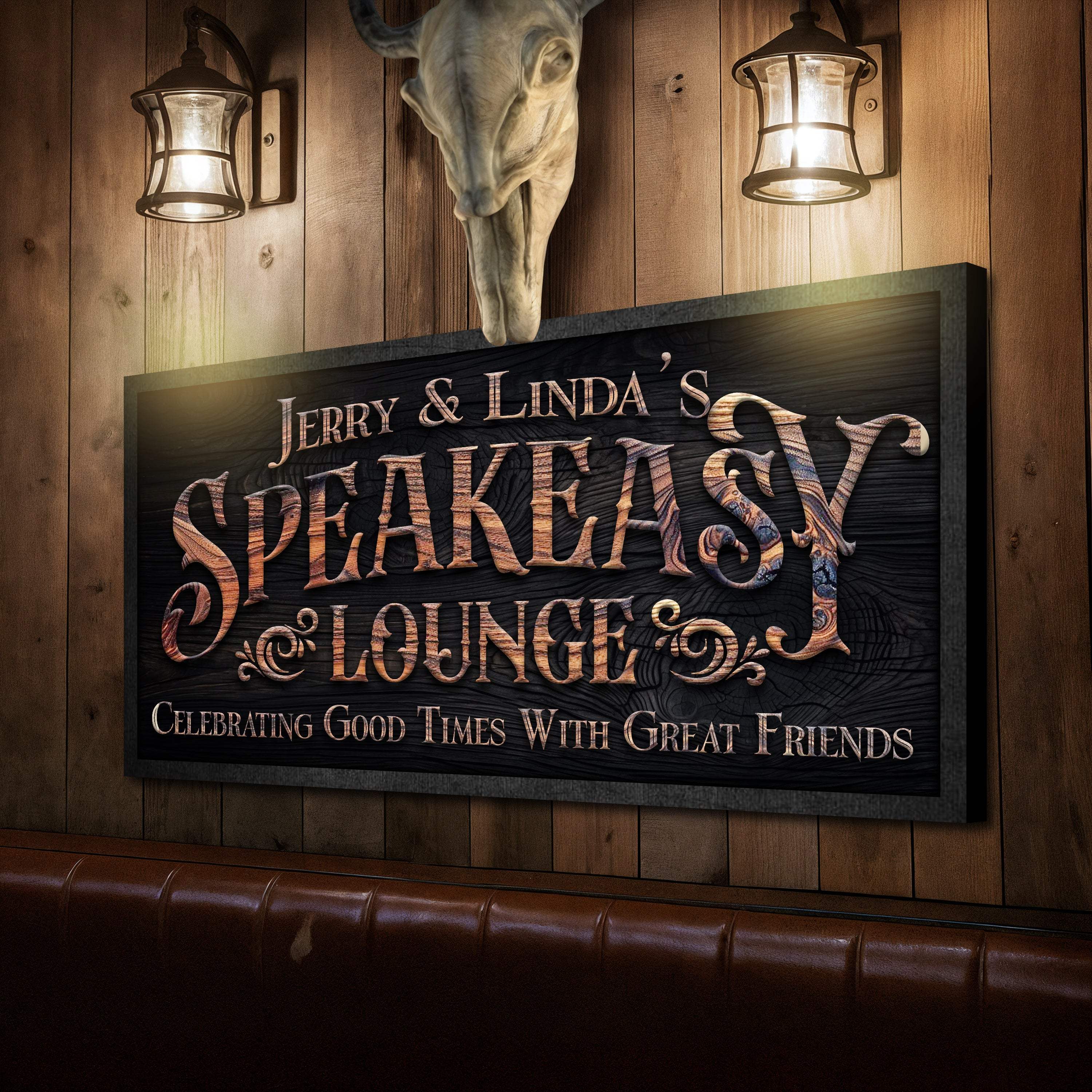 Speakeasy Lounge Wall Sign - Image 2