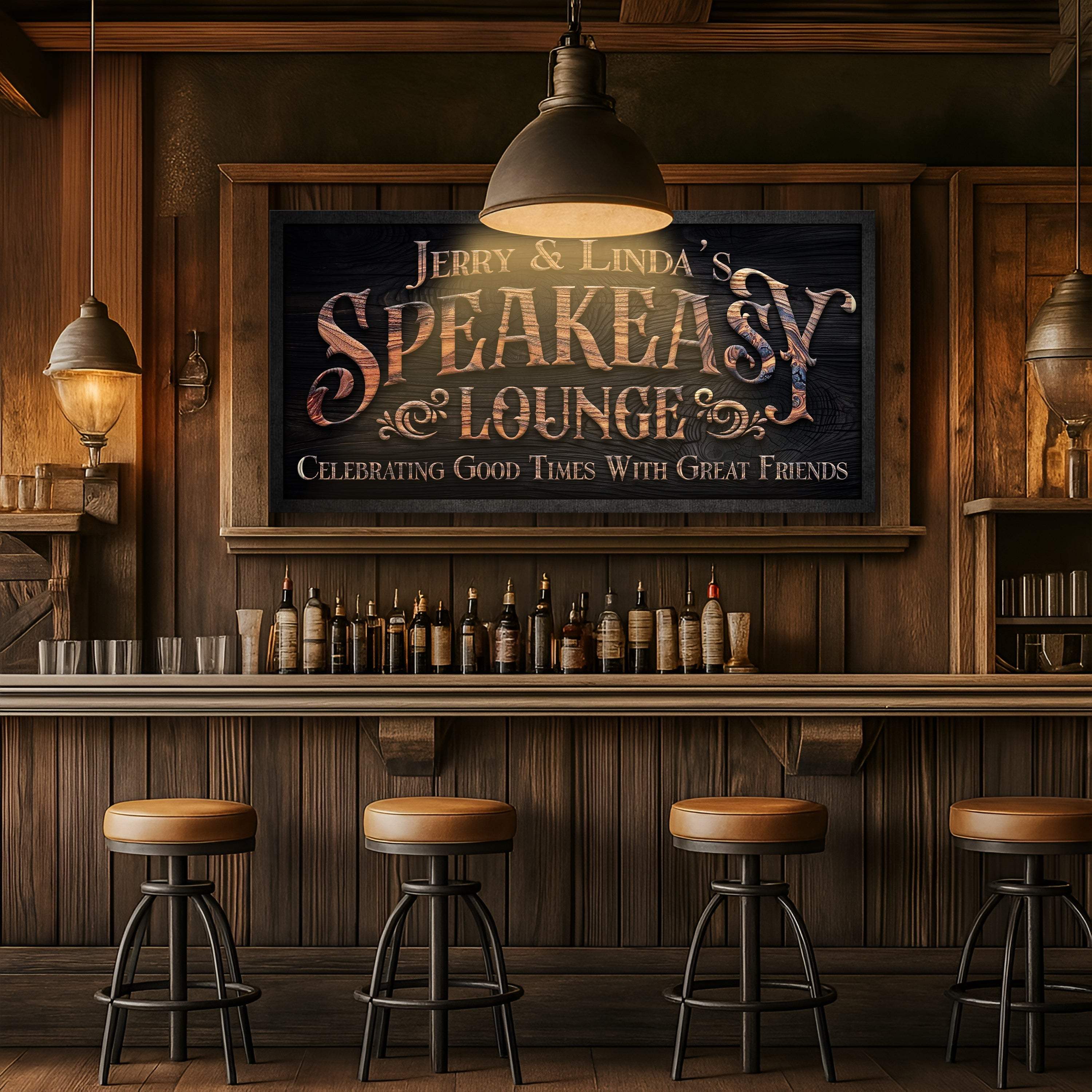 Speakeasy Lounge Wall Sign - Image 3