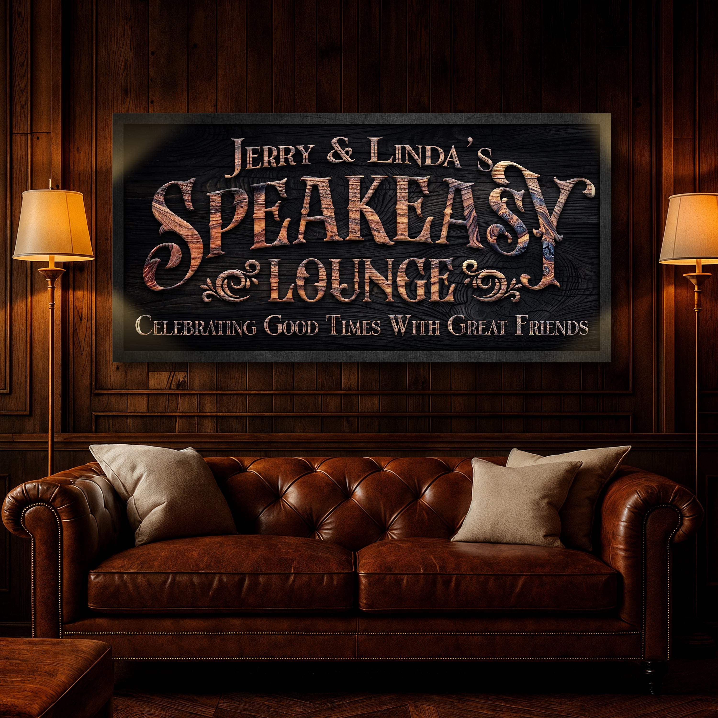 Speakeasy Lounge Wall Sign - Image 4