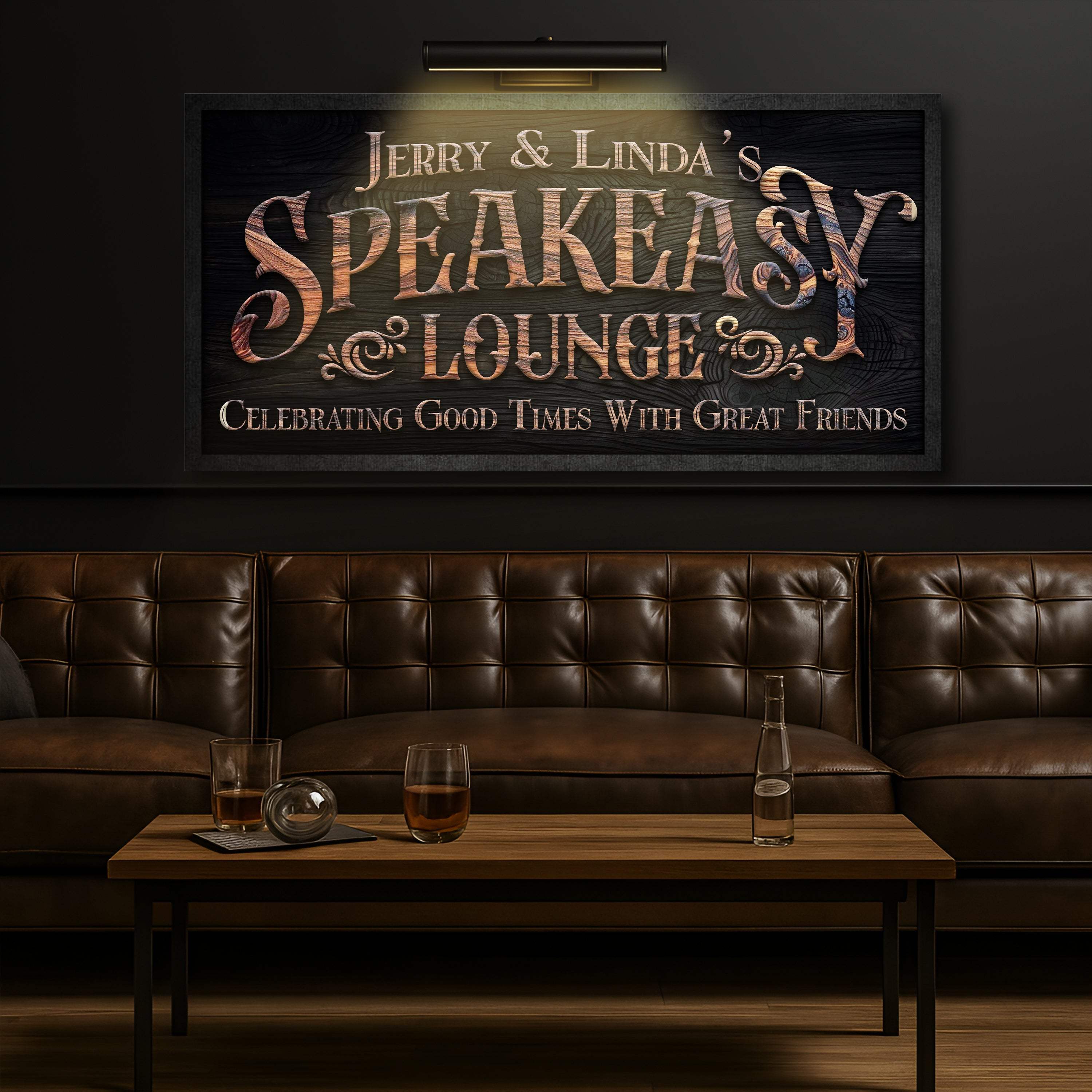 Speakeasy Lounge Wall Sign - Image 5