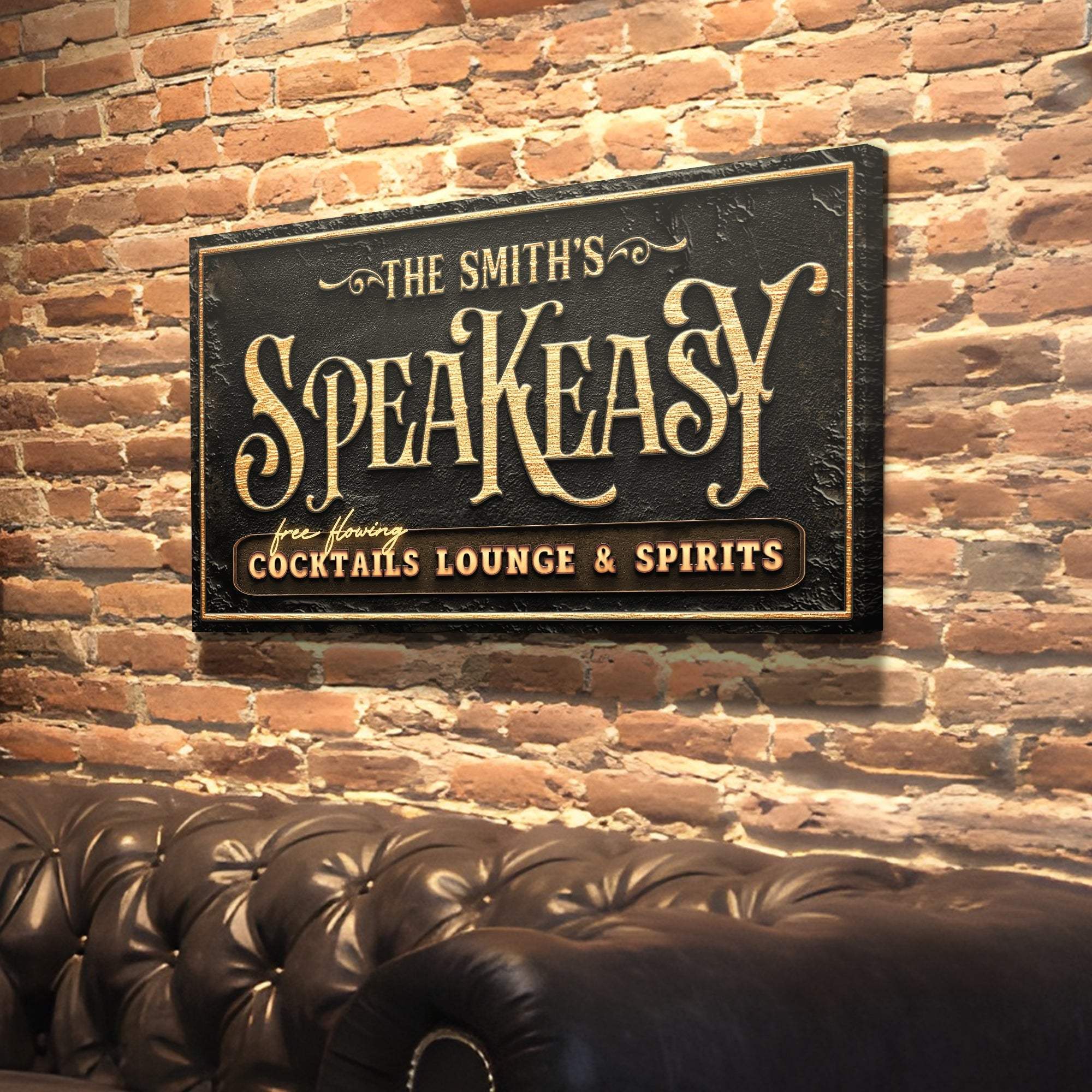 Speakeasy Personalized Bar Sign - Image 3