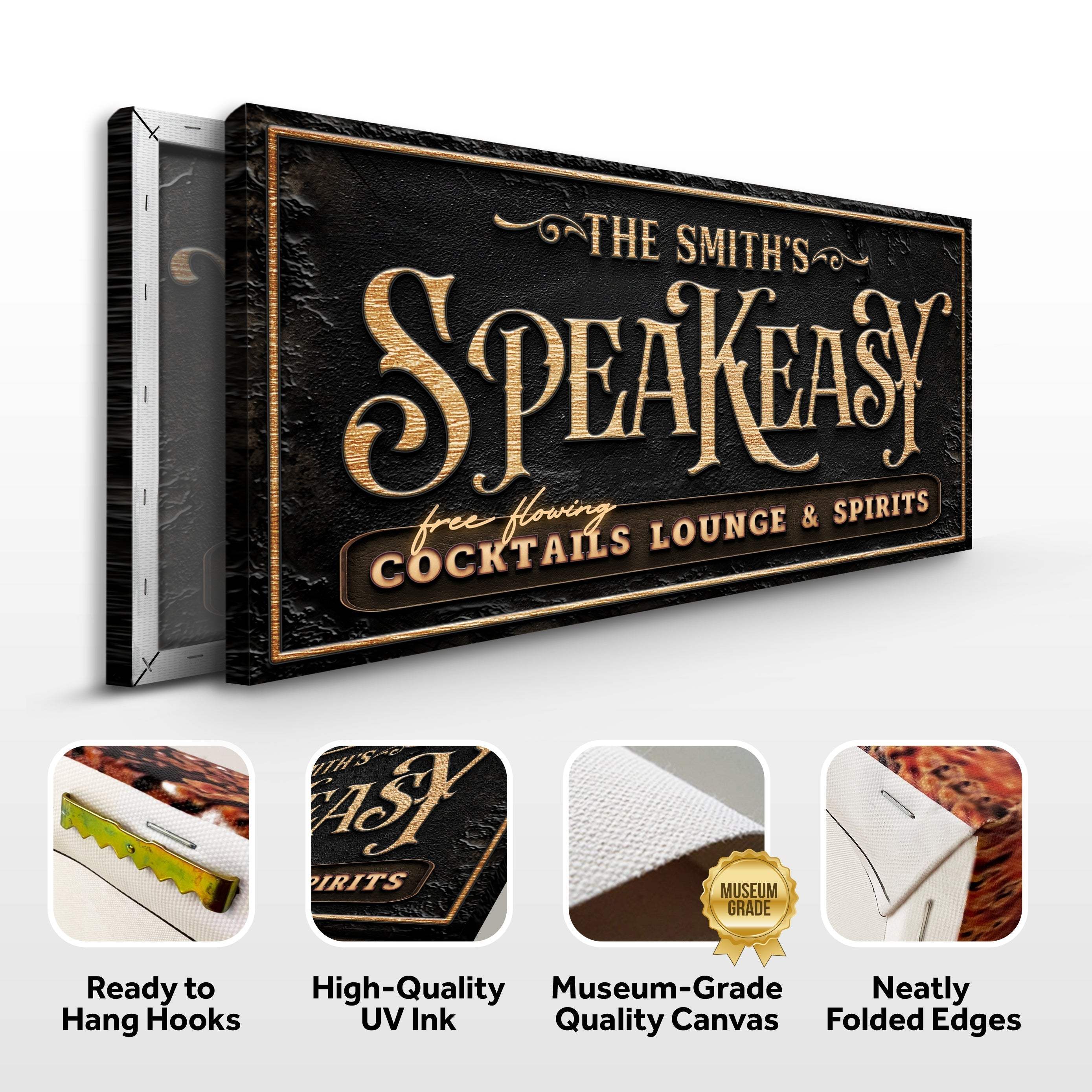 Speakeasy Personalized Bar Sign - Image 4