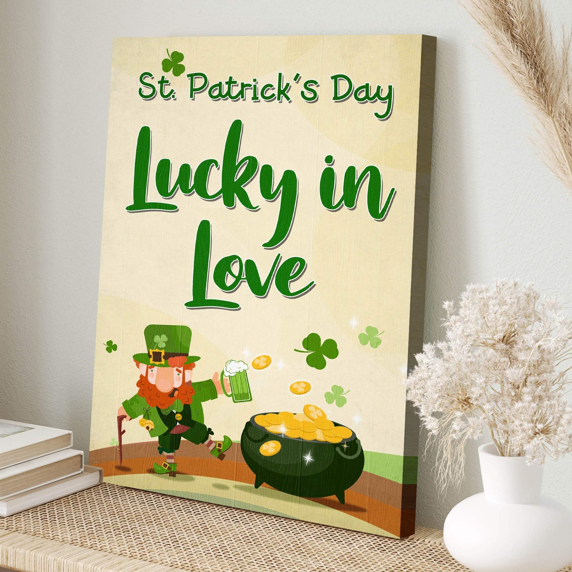 St. Patrick's Day Lucky In Love Sign - Image 3