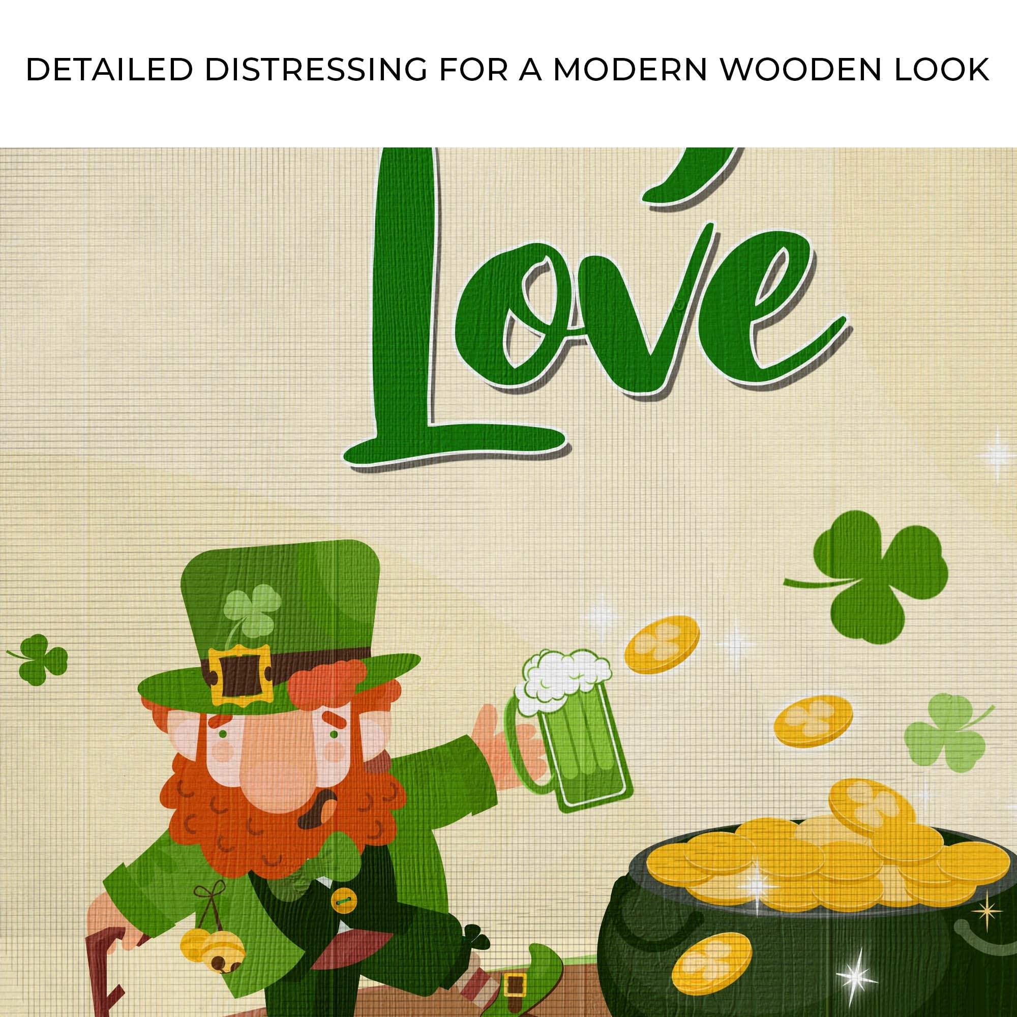 St. Patrick's Day Lucky In Love Sign - Image 4