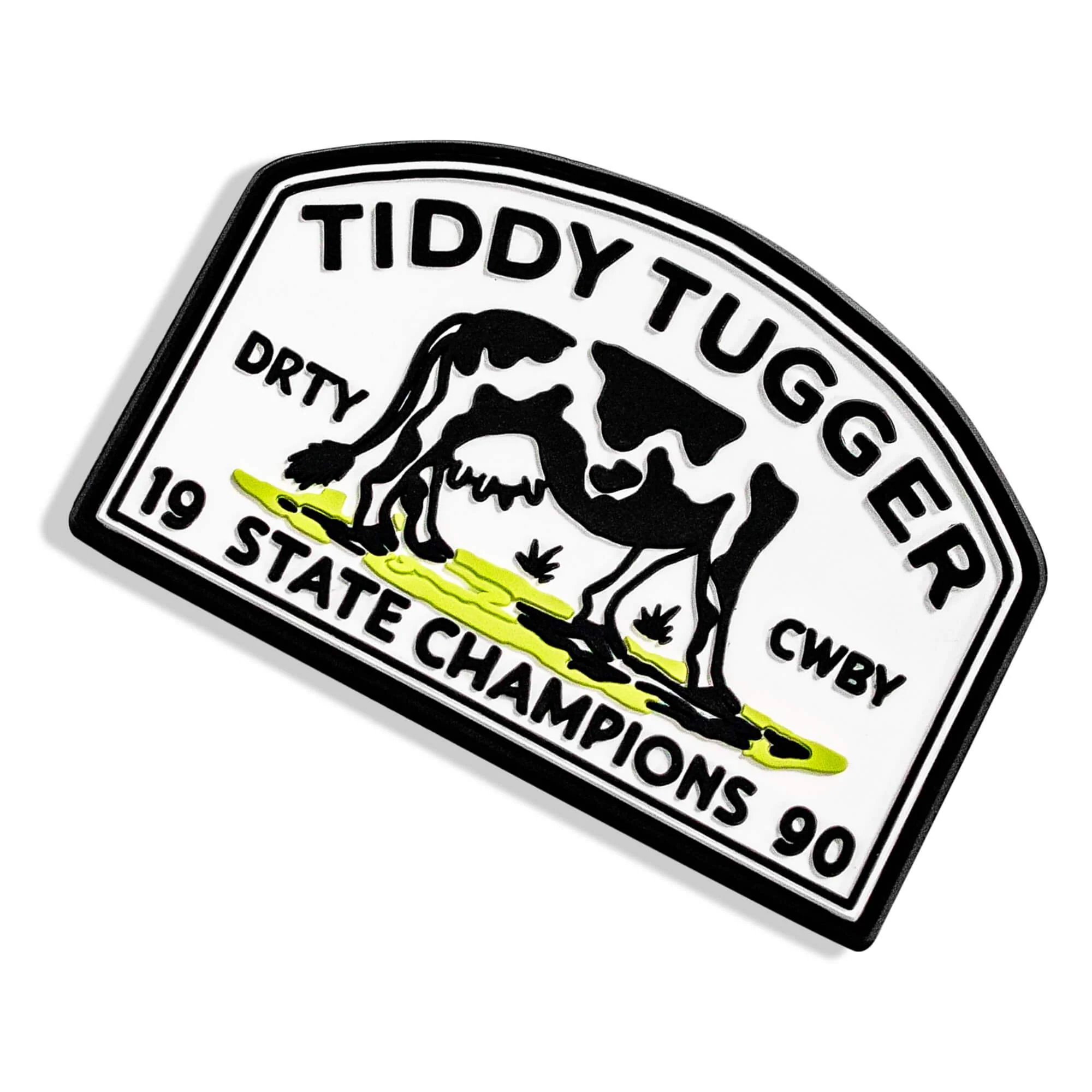 State Champions Tiddy Tugger PVC Velcro Patch - Image 3