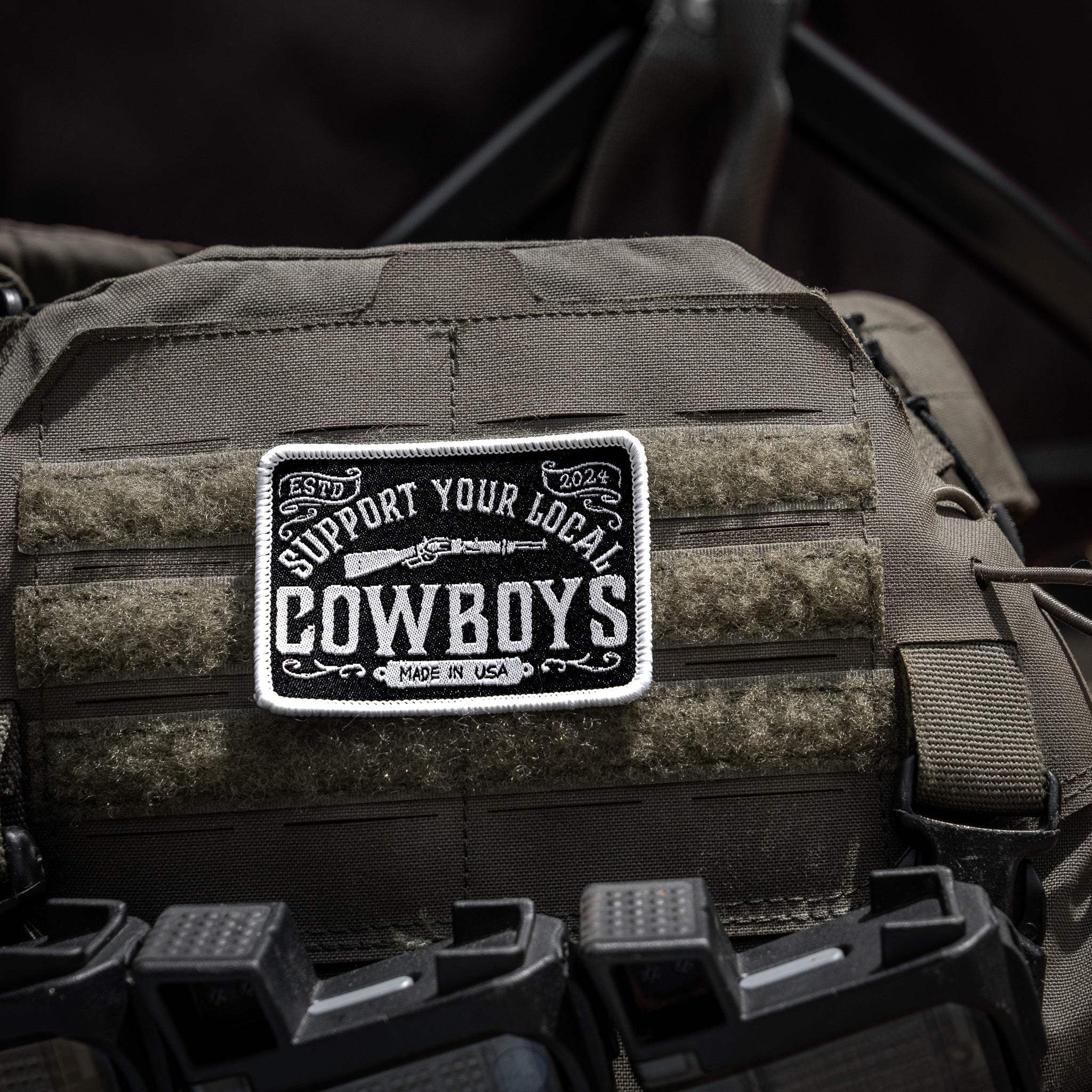 Support Your Local Cowboys Soft Velcro Patch - Image 2