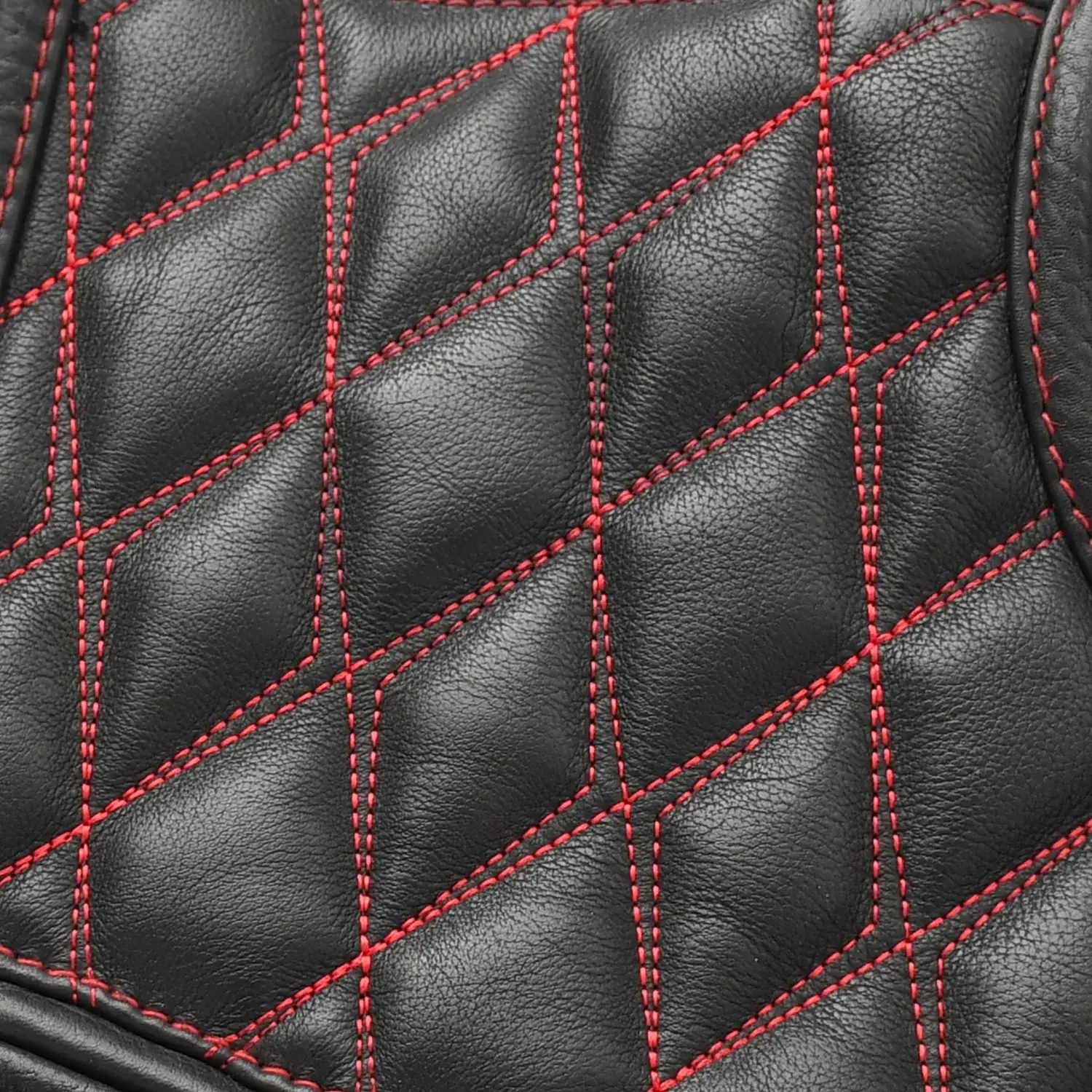 Tactical Emerald Men’s Motorcycle Leather Vest - Image 17