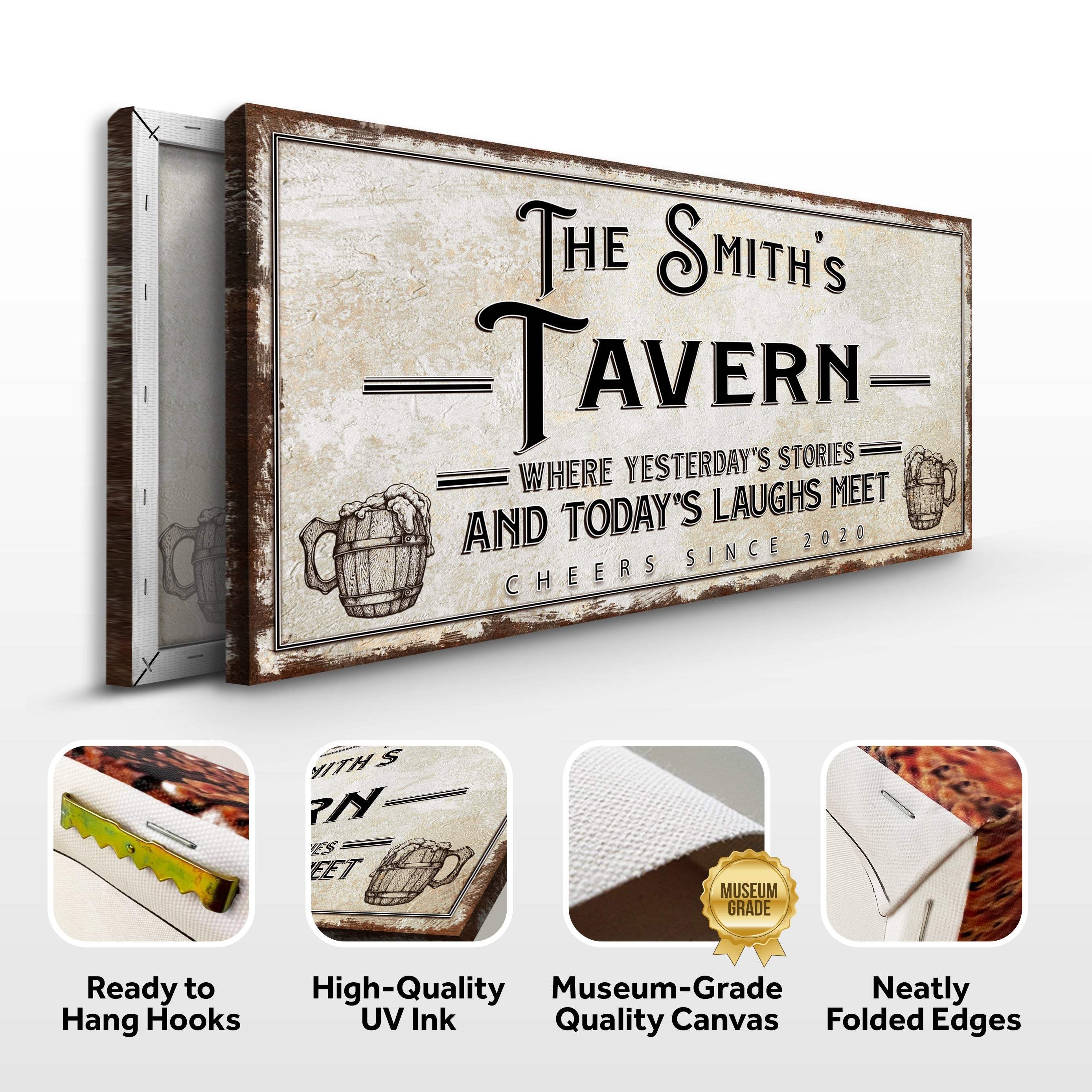 Tavern Where Yesterday's Stories and Today's Laughs Meet Sign - Image 4
