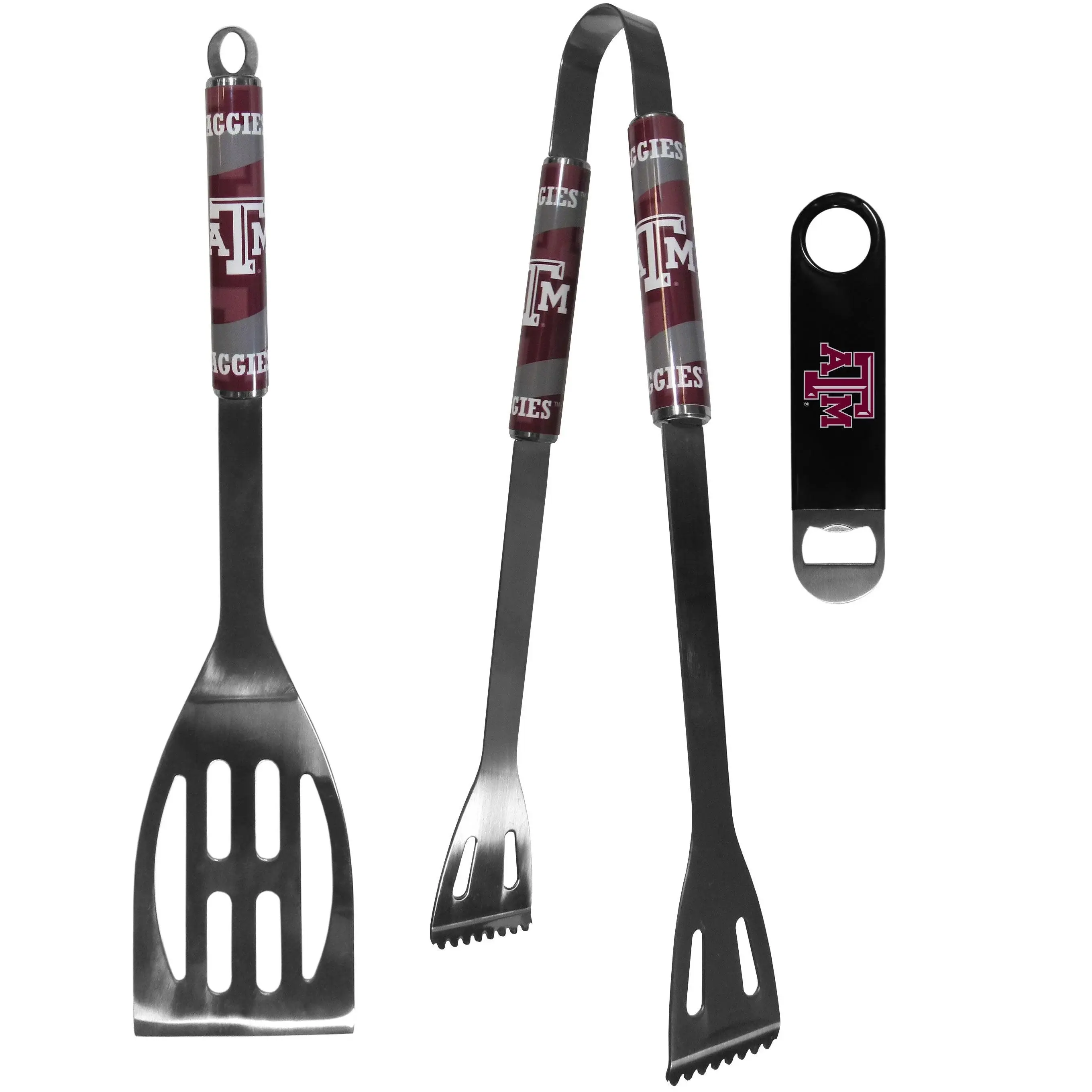 Texas A & M Aggies 2 pc BBQ Set and Bottle Opener