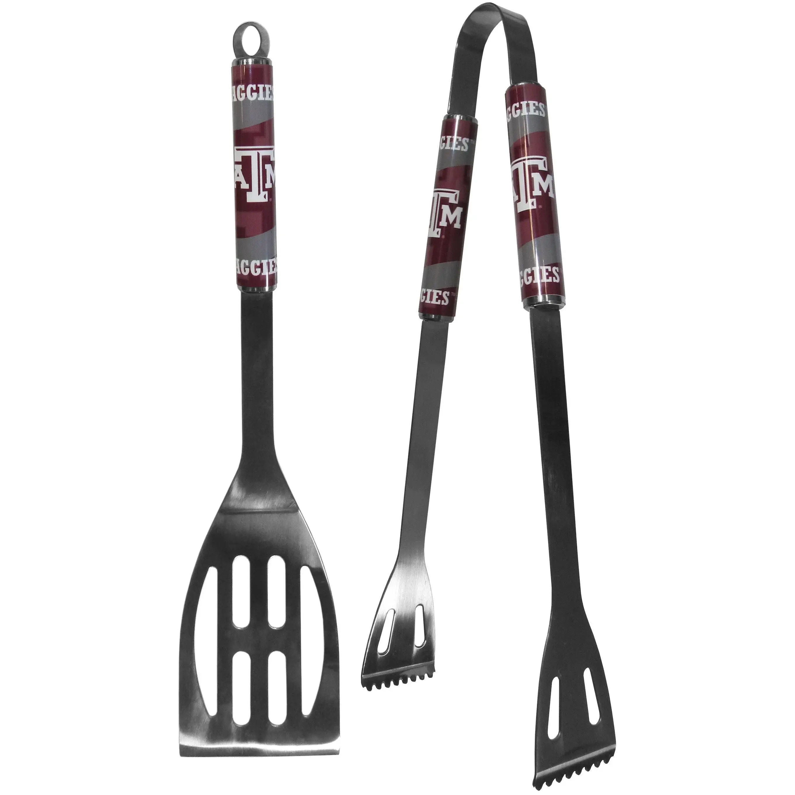 Texas A & M Aggies 2 pc Steel BBQ Tool Set