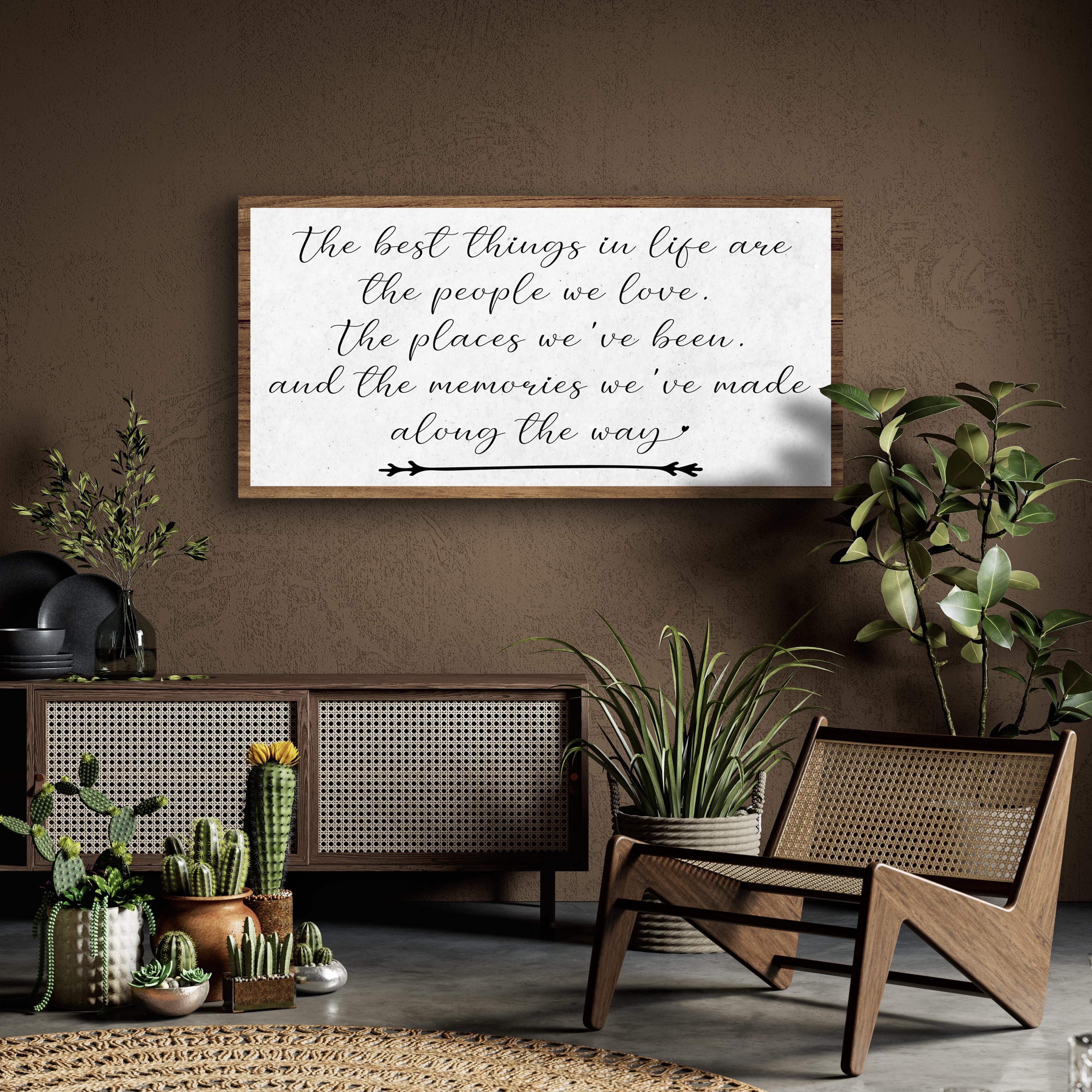 The Best Things In Life Sign II - Image 3