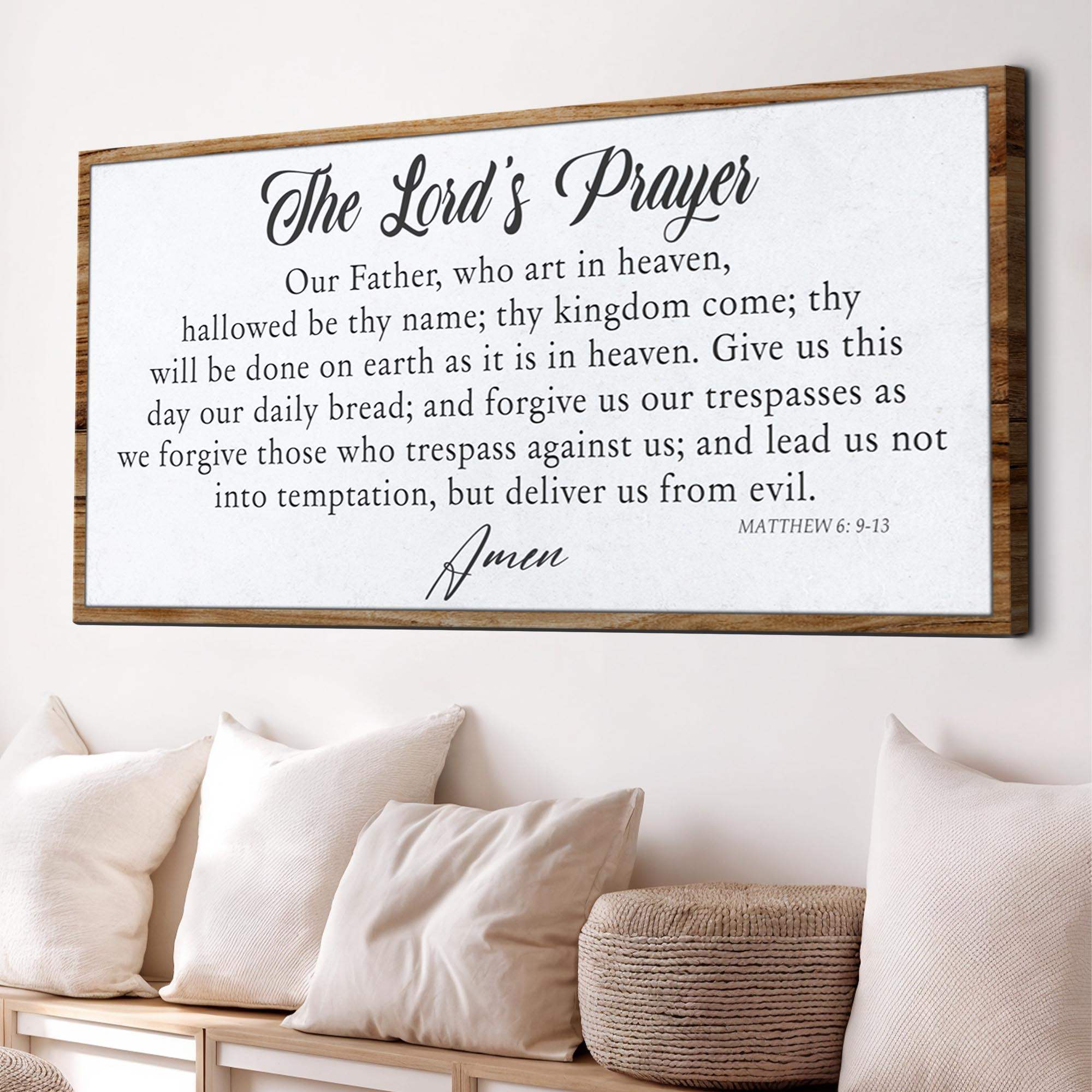 The Lord's Prayer Faith Sign II - Image 2