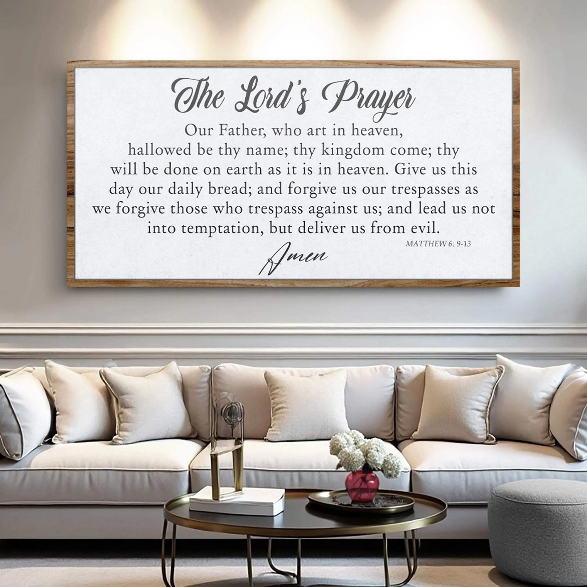 The Lord's Prayer Faith Sign II - Image 3
