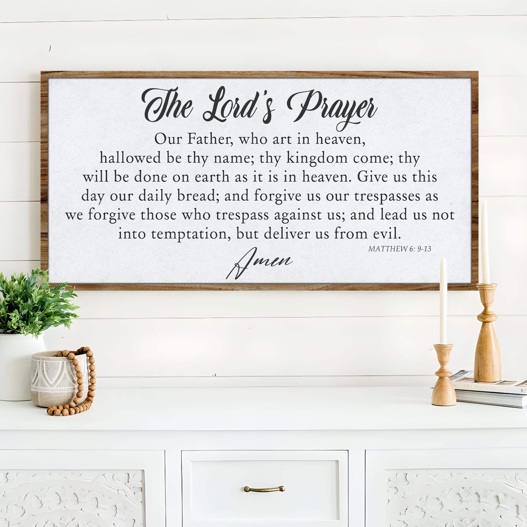 The Lord's Prayer Faith Sign II - Image 5