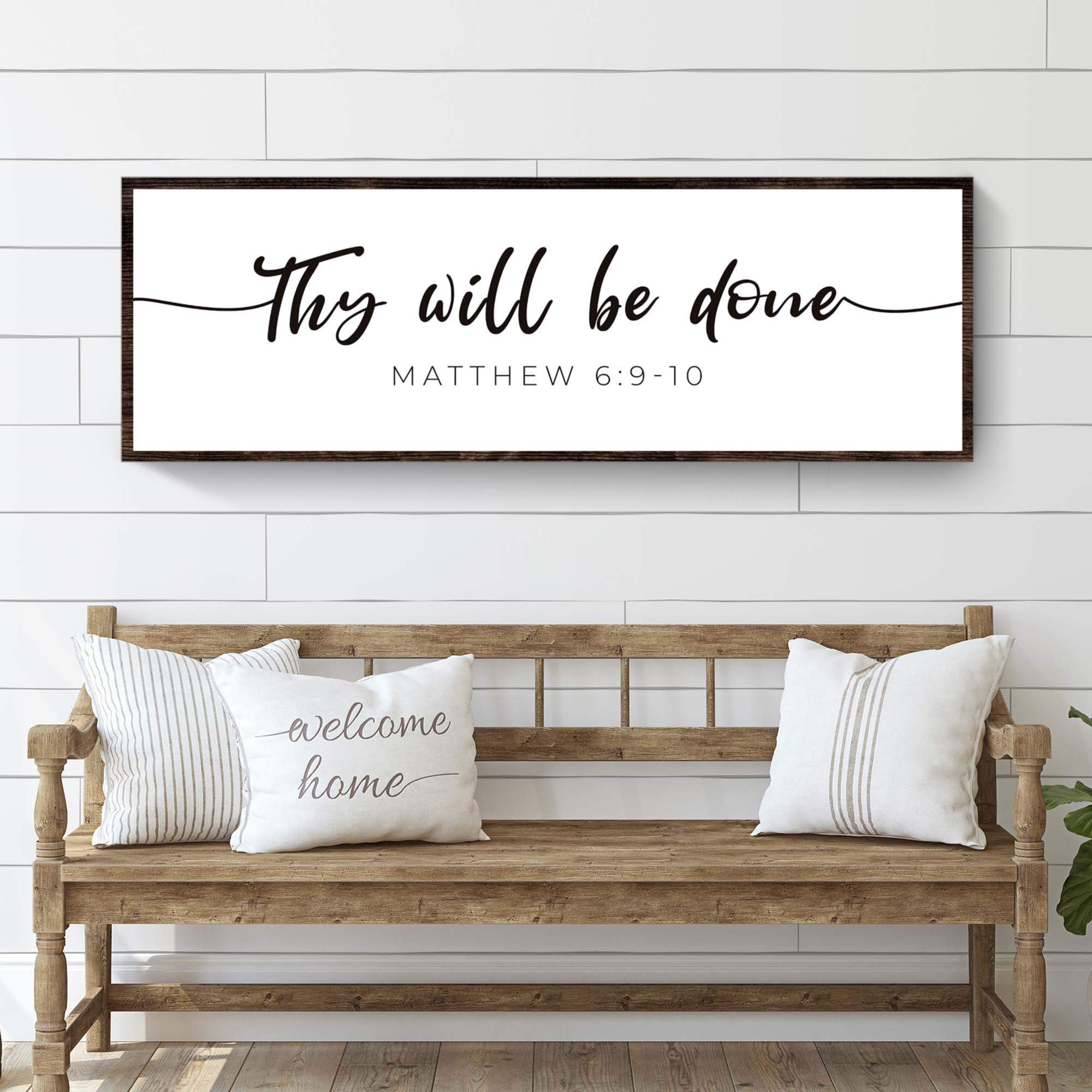 Thy Will Be Done Faith Sign III - Image 3
