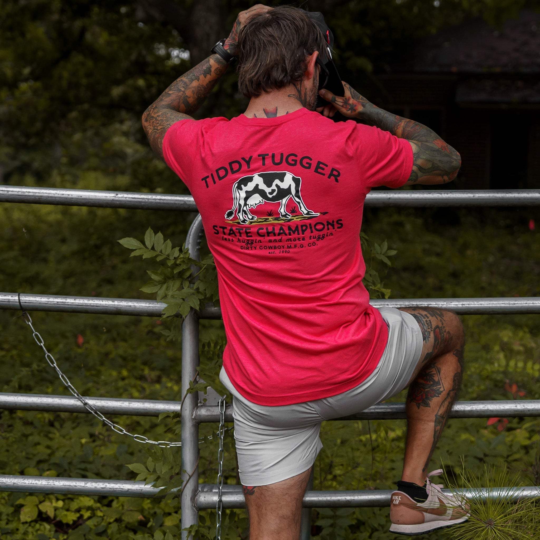 Tiddy Tugger State Champions Men's T-Shirt - Image 5