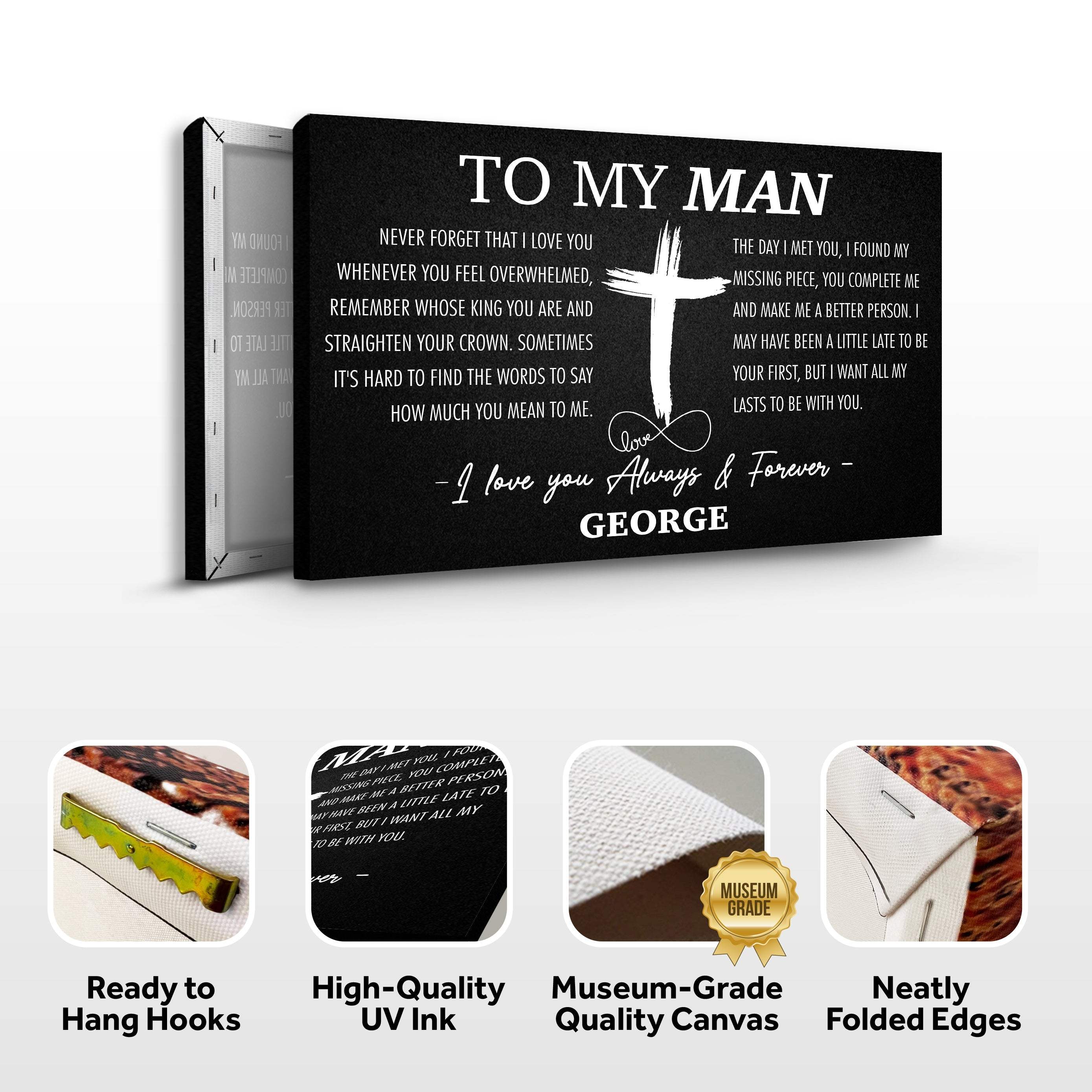 To My Man Father's Day Gift Sign - Image 5