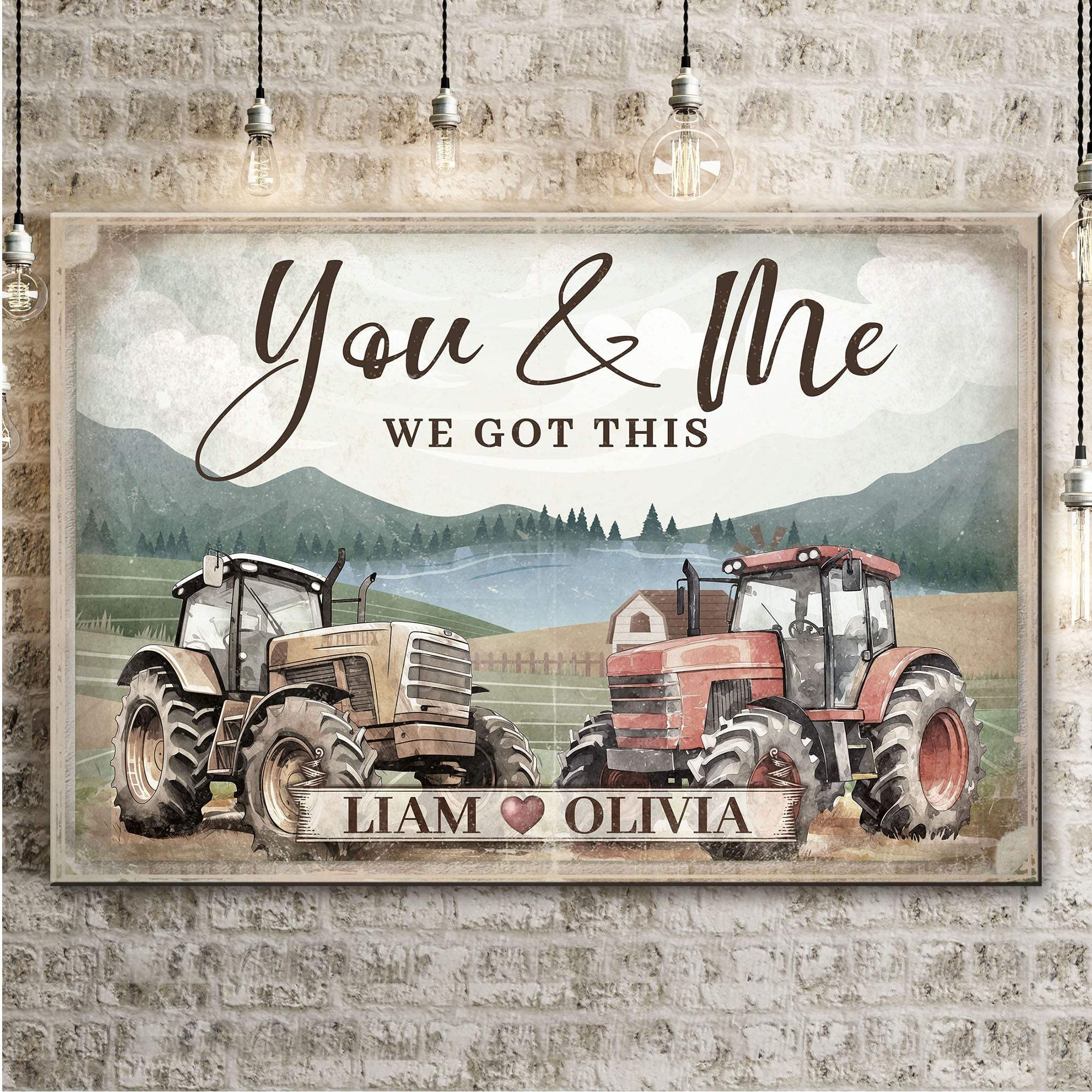 Tractor Themed We Got This Couple Sign - Image 2