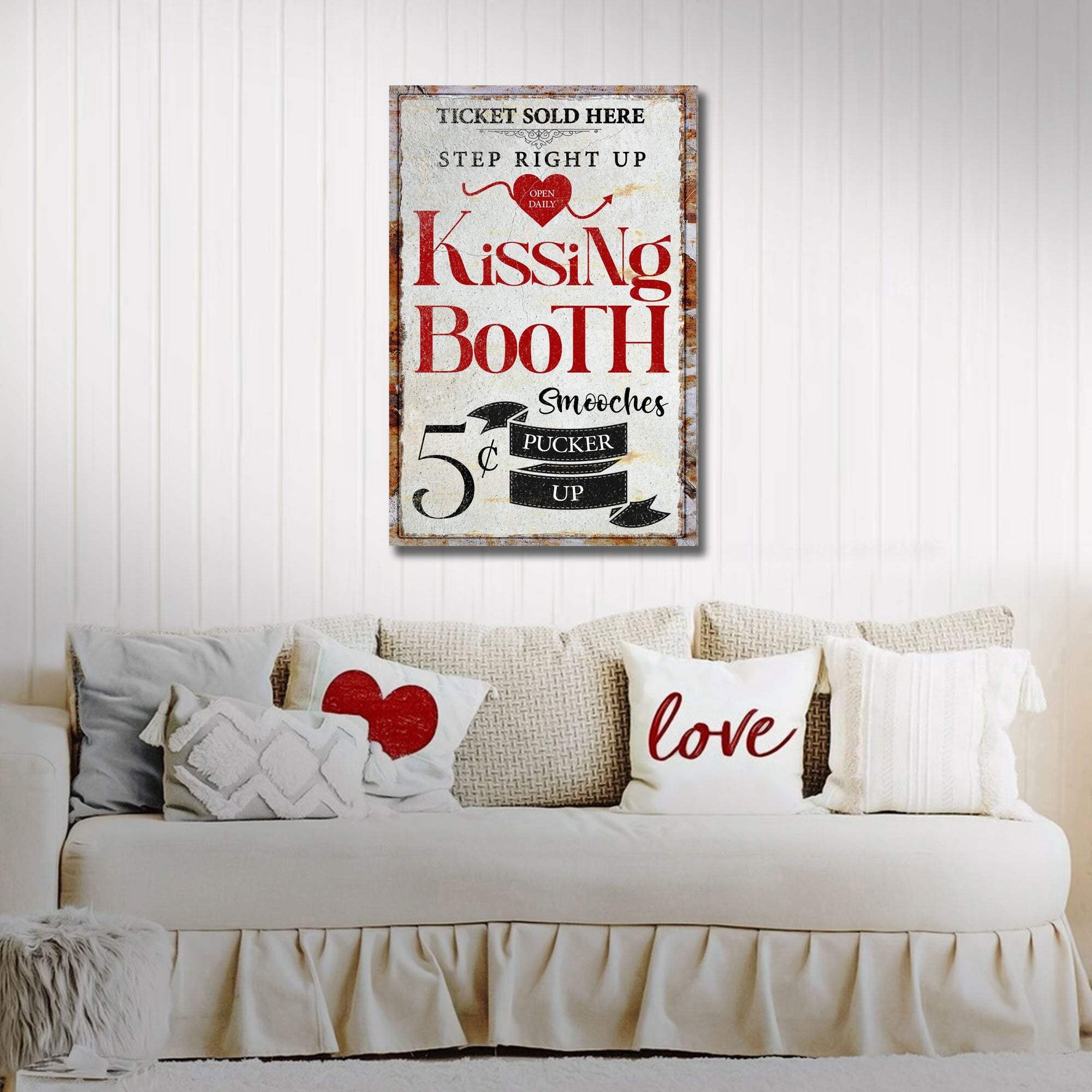 Valentines Day Kissing Booth Sign II - Image 3