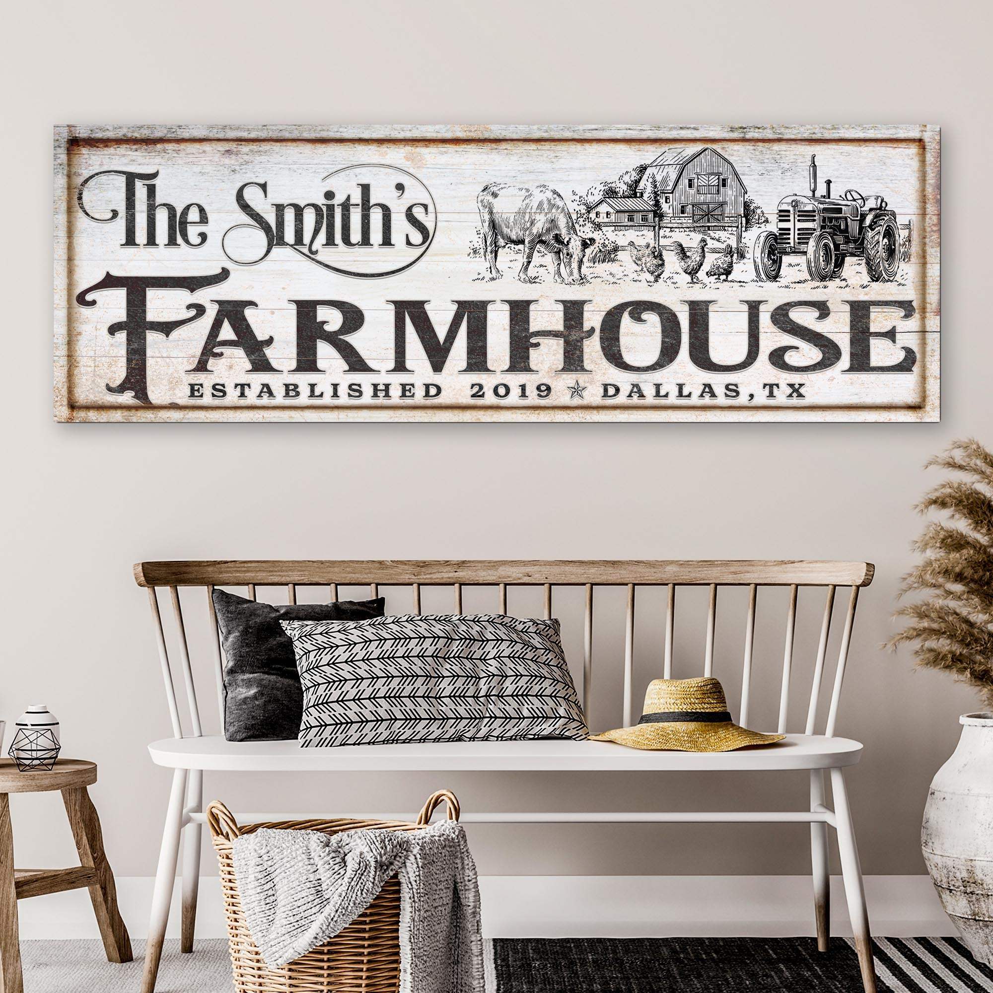 Vintage Rust Farmhouse Sign II - Image 3